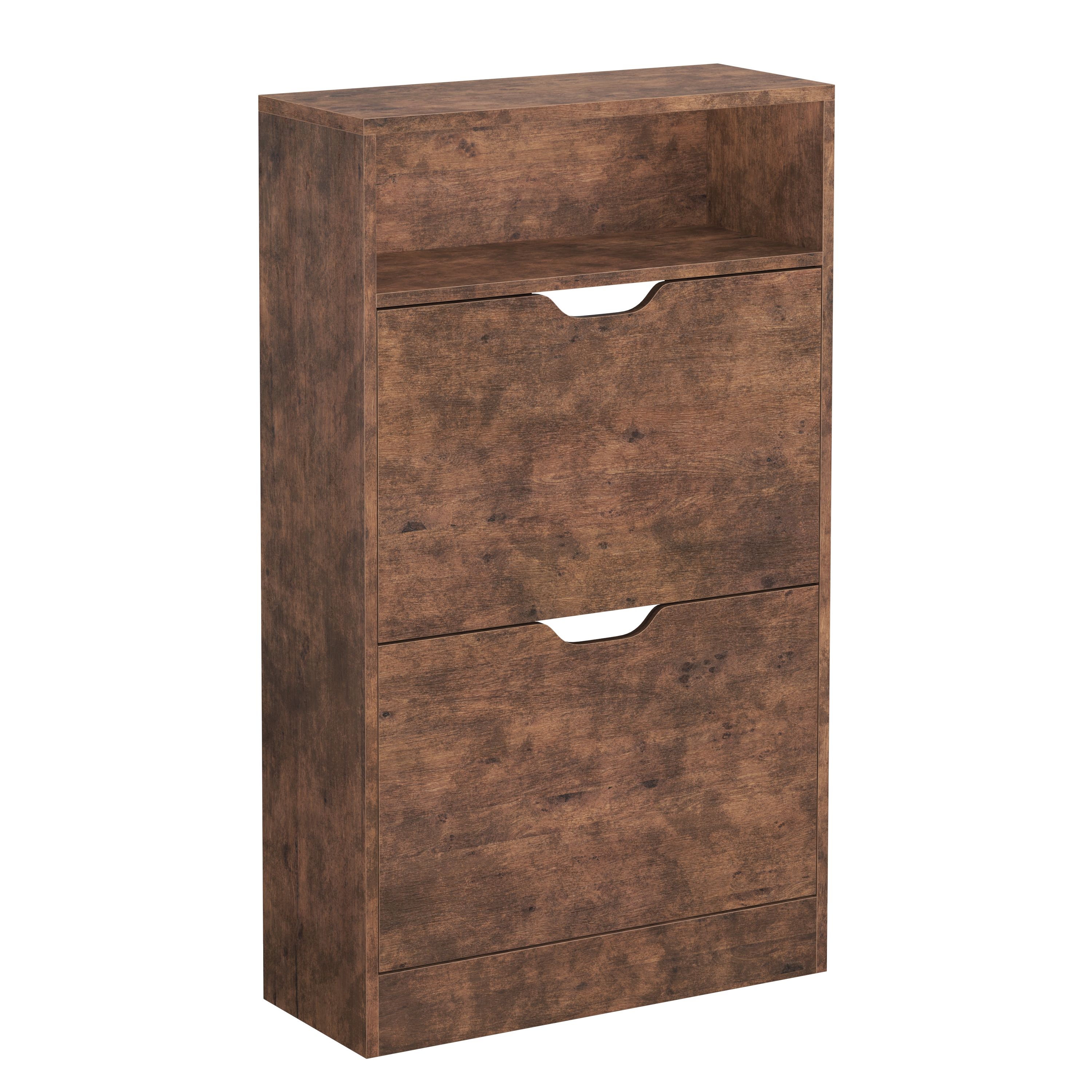 Schuhschrank mit 2 Kippfächer Vintage BONITA 60 x 102 cm