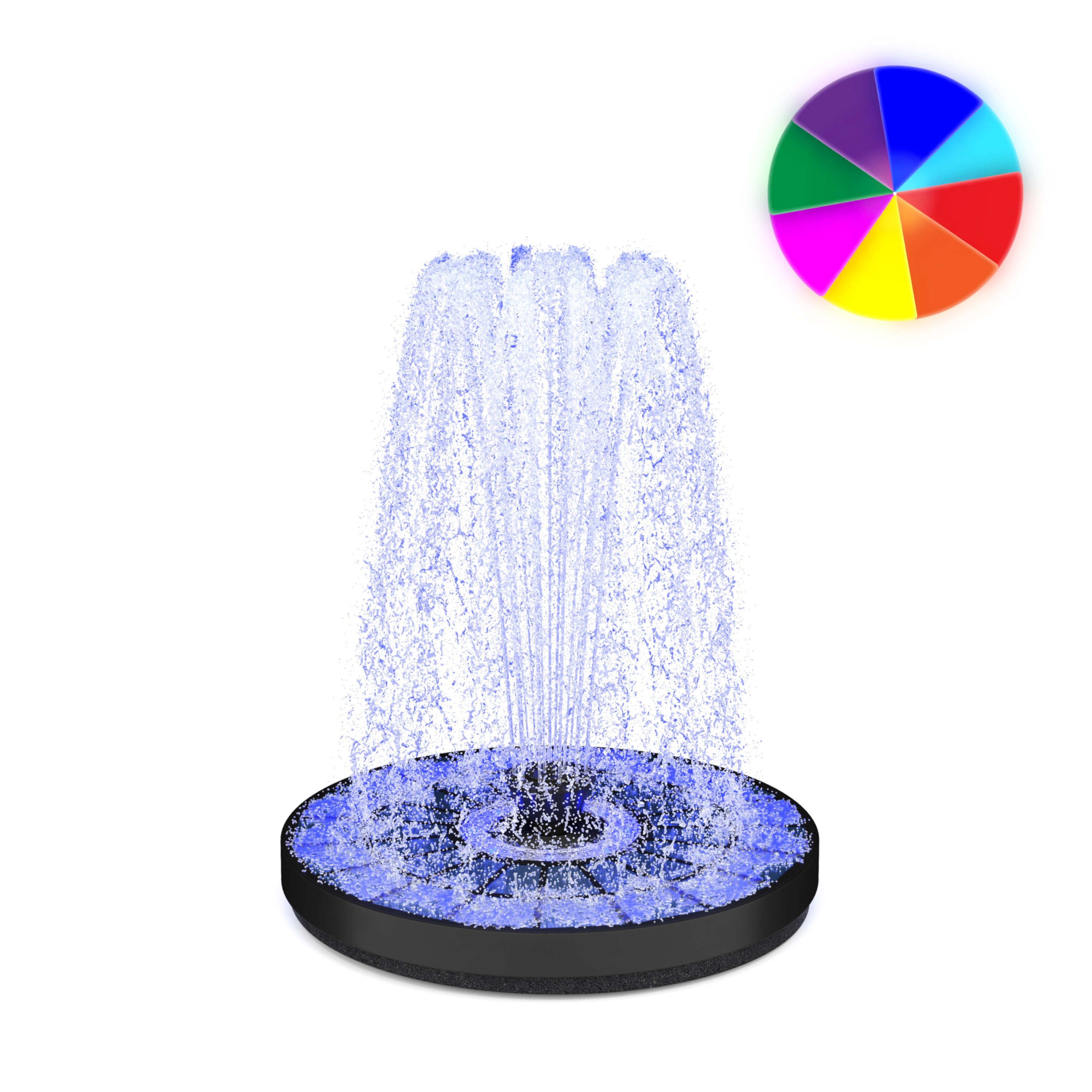 LED Solar Springbrunnen 22 cm