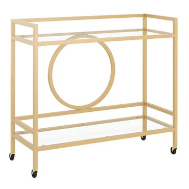 Servierwagen Glas TYRO gold