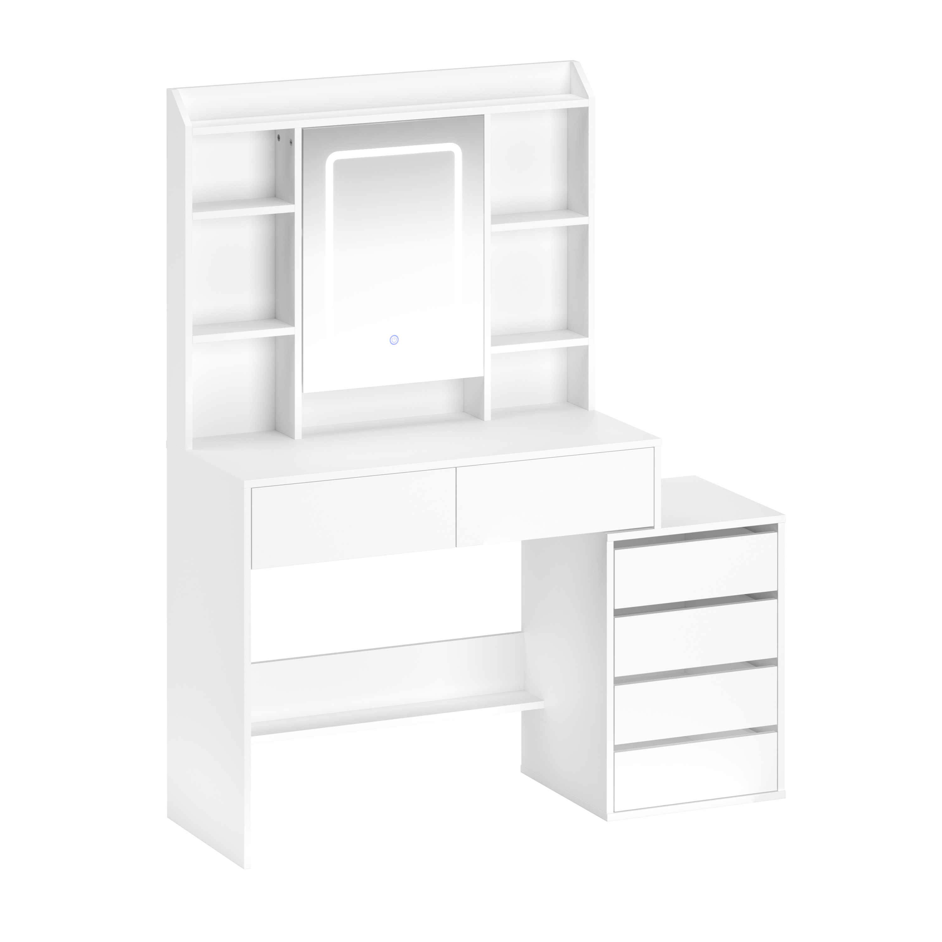 Schminktisch mit Licht MELIA weiss