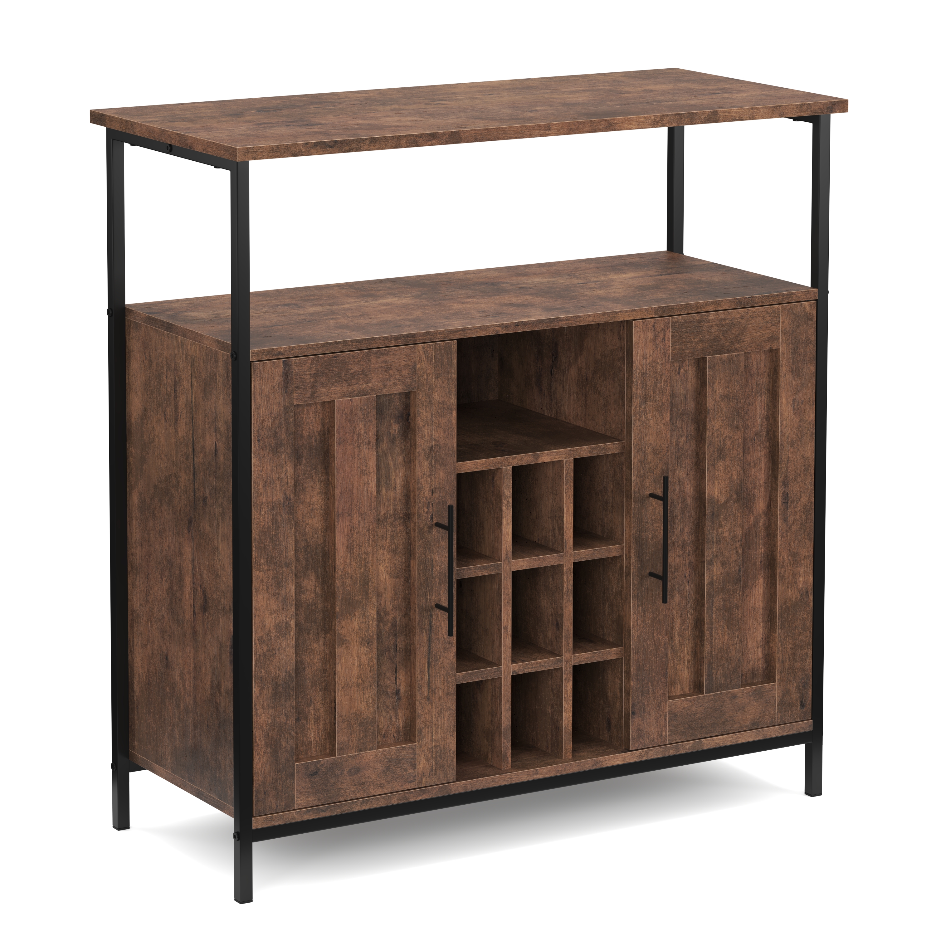 Sideboard Vintage BONITA mit Weinregal 100 x 80 cm