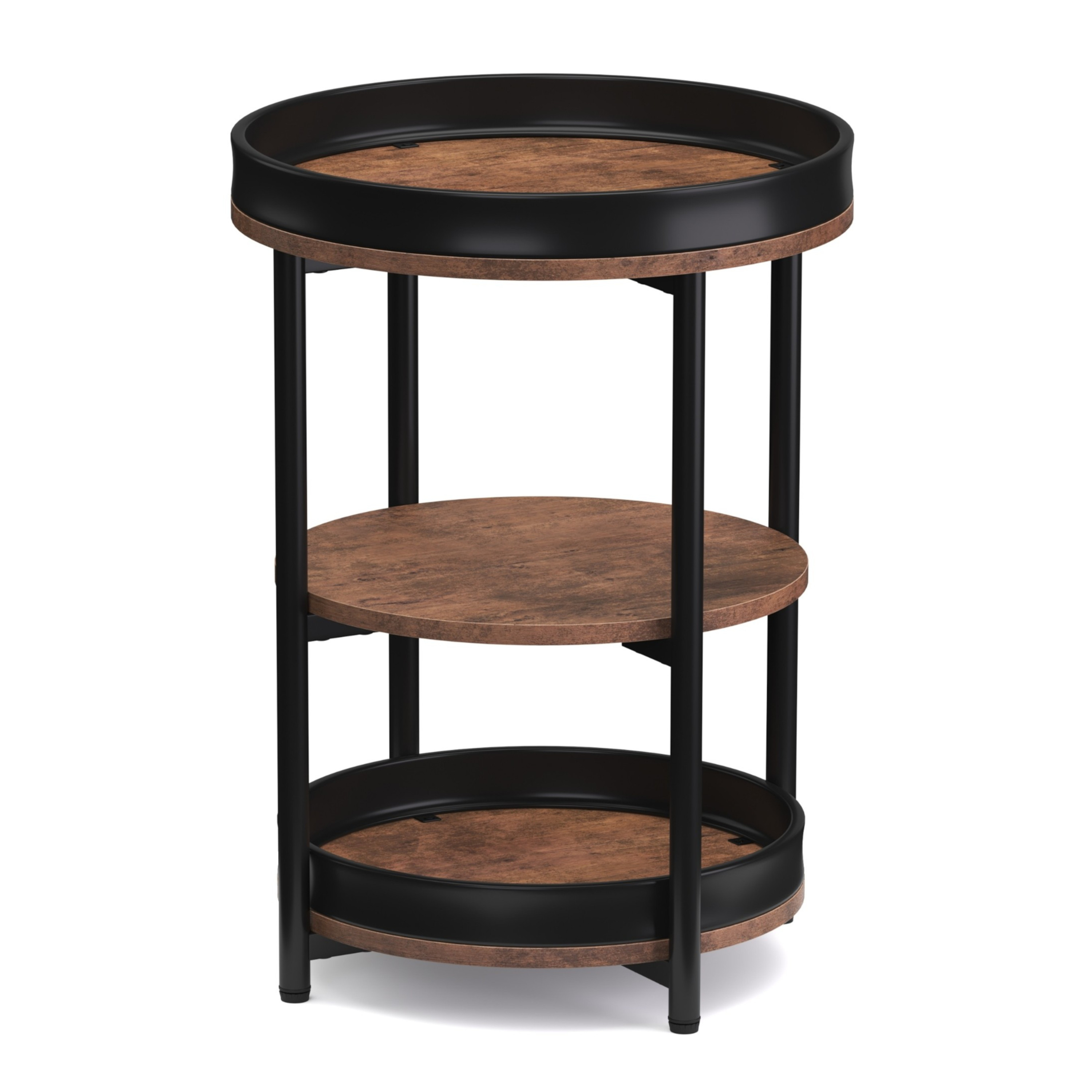 Beistelltisch Vintage BONITA rund 38 x 61 cm