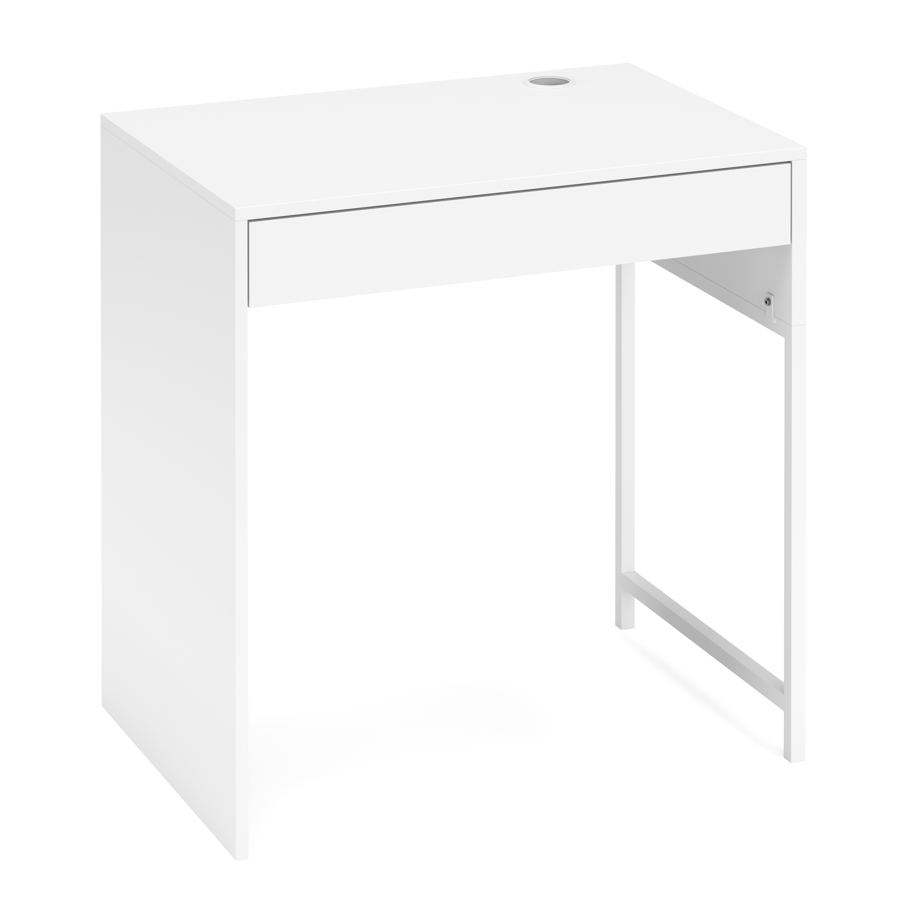 Schreibtisch EMIL mit Schublade 74 x 50 x 75 cm weiss