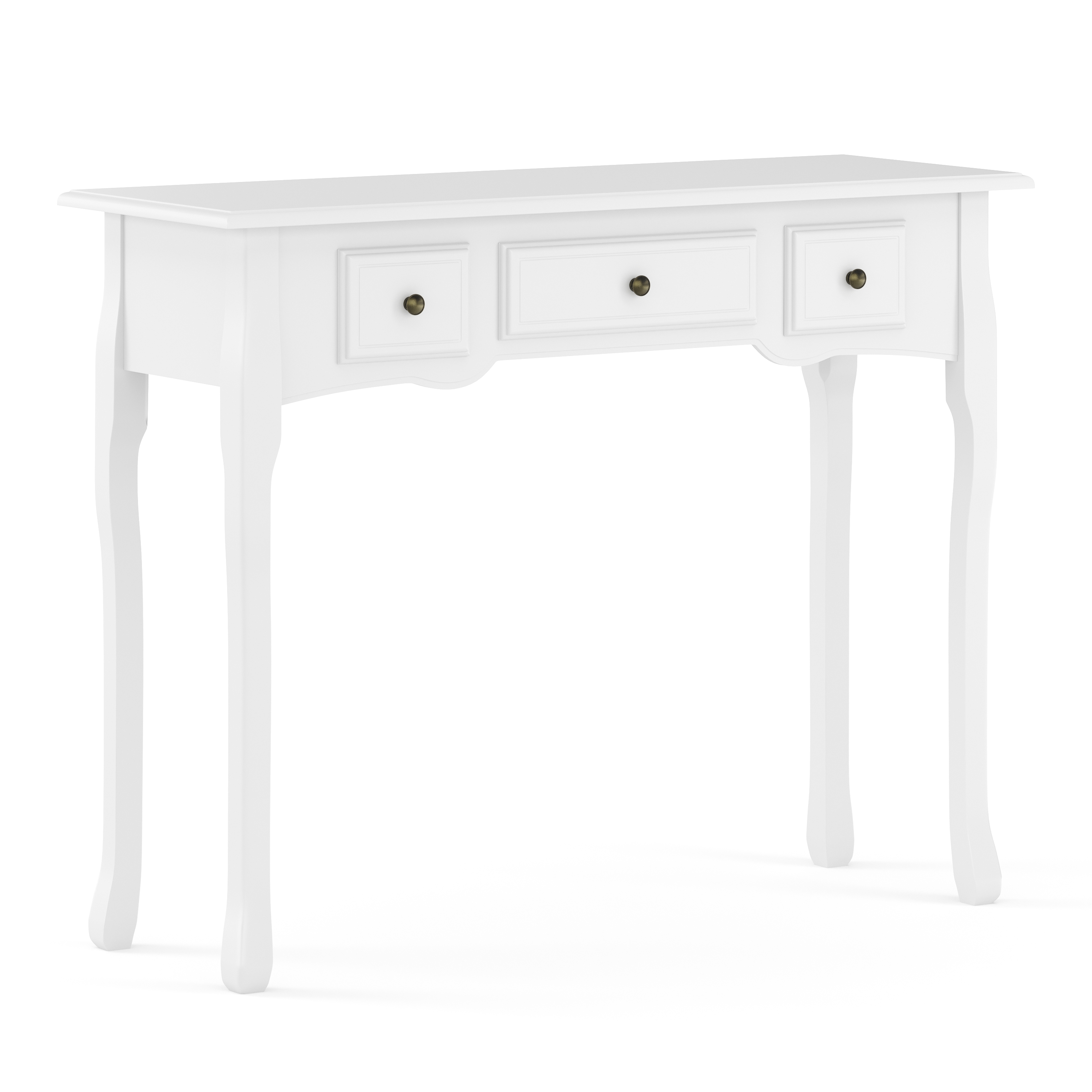 Konsolentisch ANDY mit 3 Schubladen 100 x 78 cm weiss