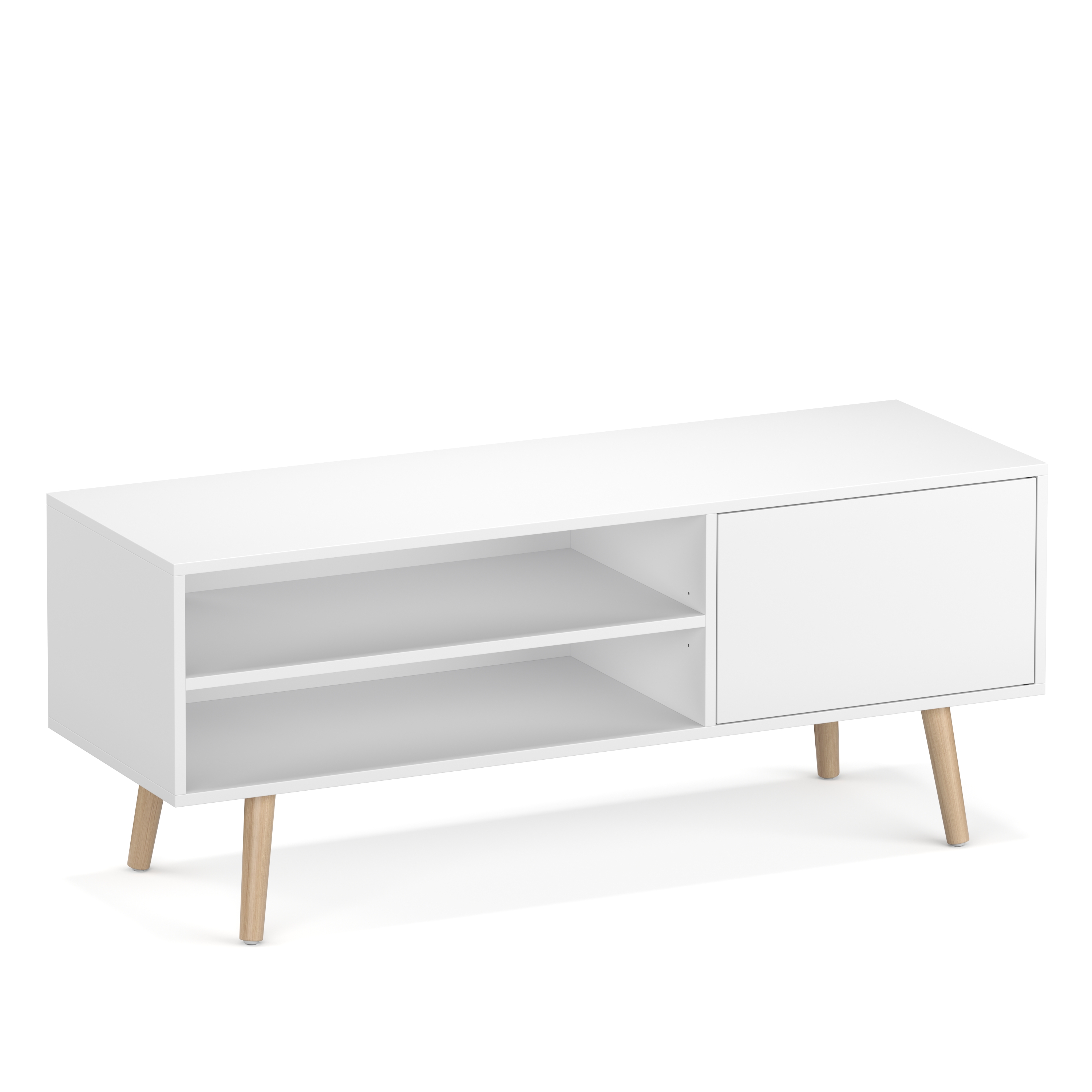 TV Möbel NORDIC 120 x 40 x 49 cm weiss