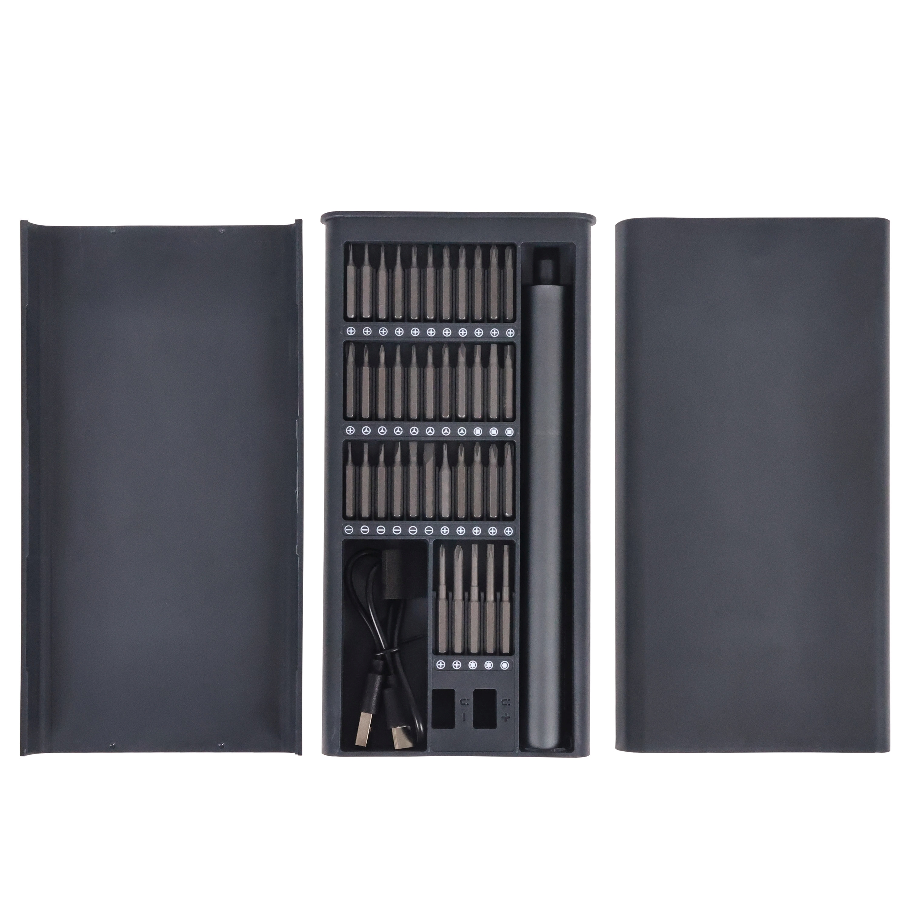 Präzisionsmechanik Set Schraubenzieher elektrisch 75-teilig