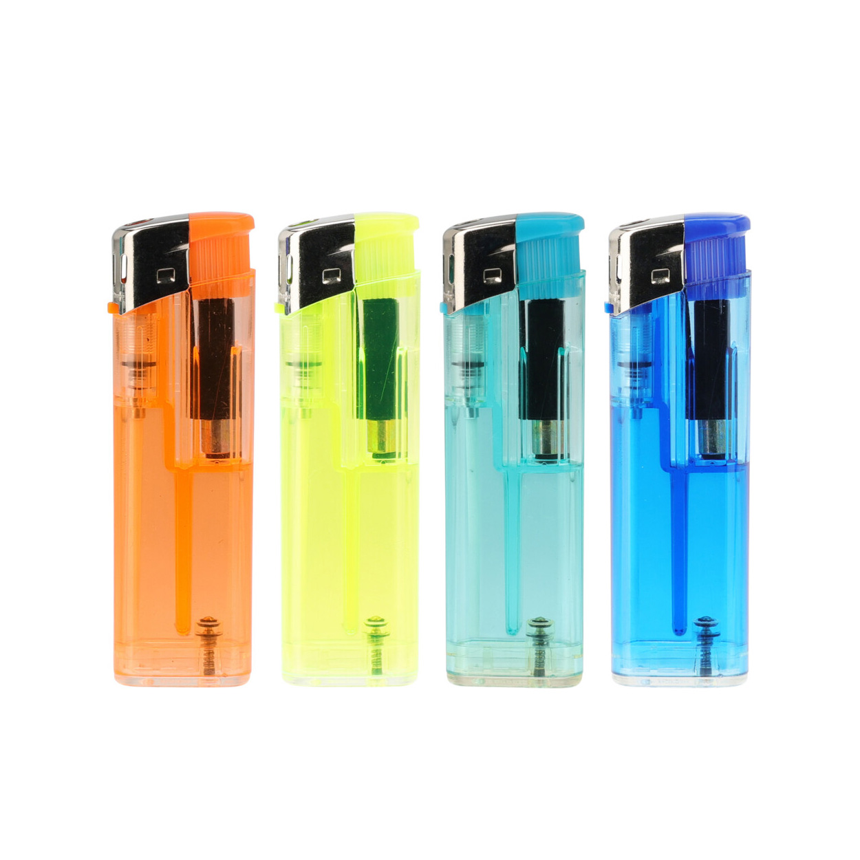 Image of Feuerzeug nachfüllbar 4er Set bunt