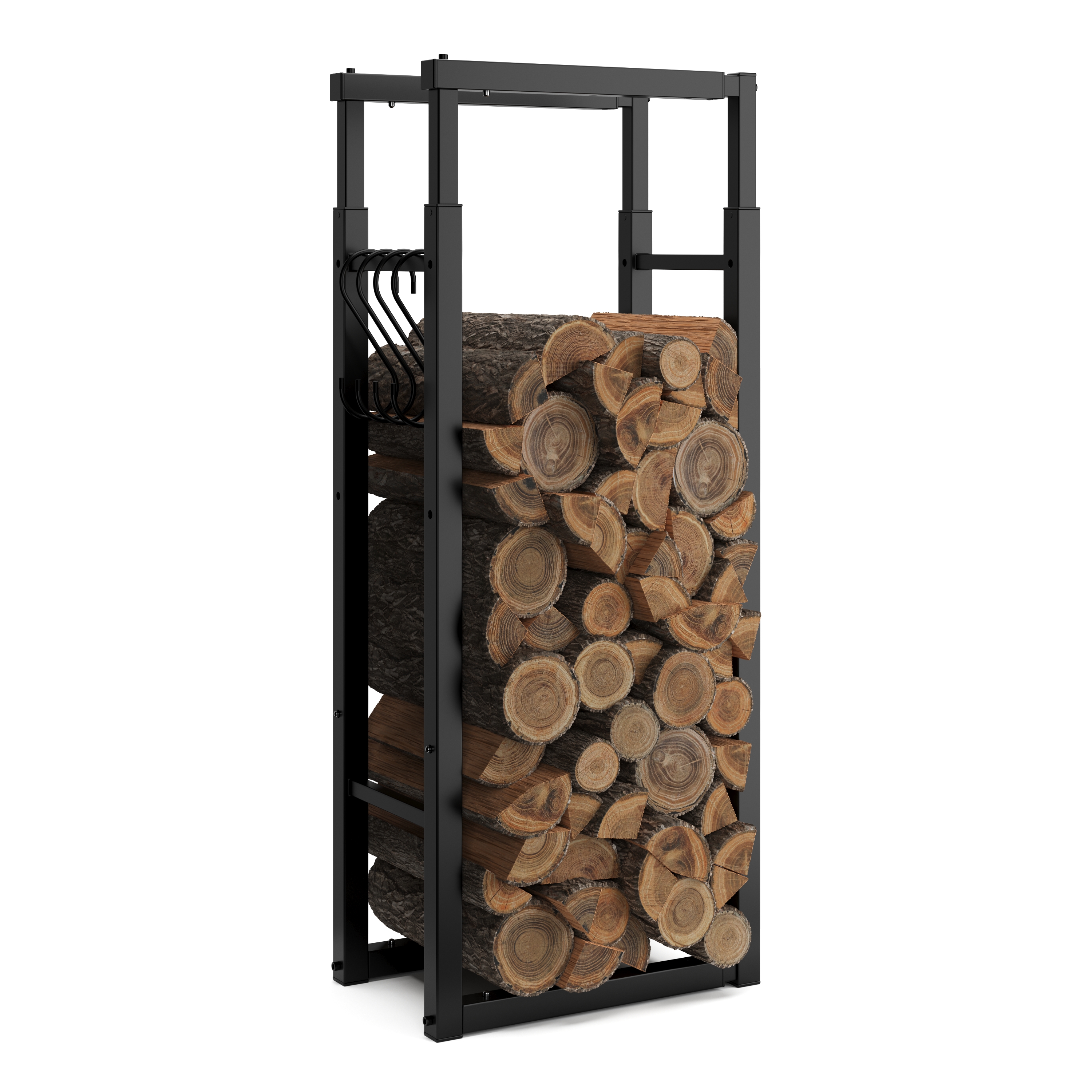 Kaminholzregal verstellbar 60 x 25 x 150 cm