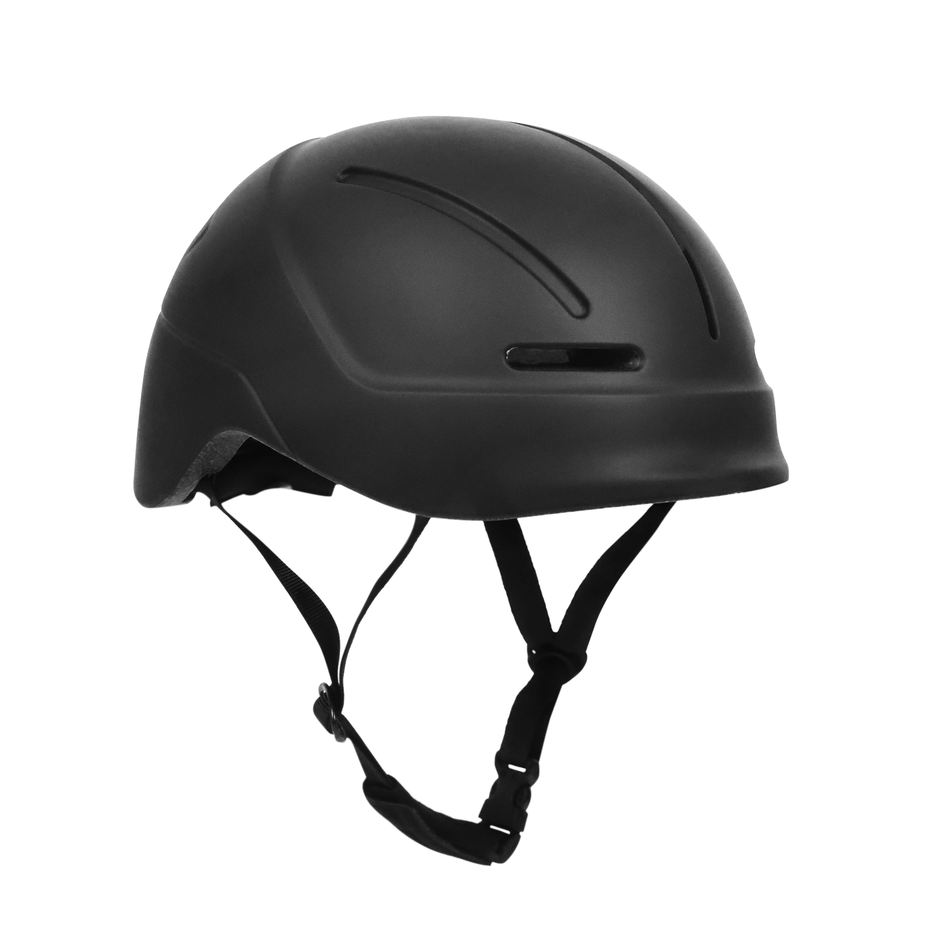 Velohelm Skatehelm 58 - 61 cm schwarz