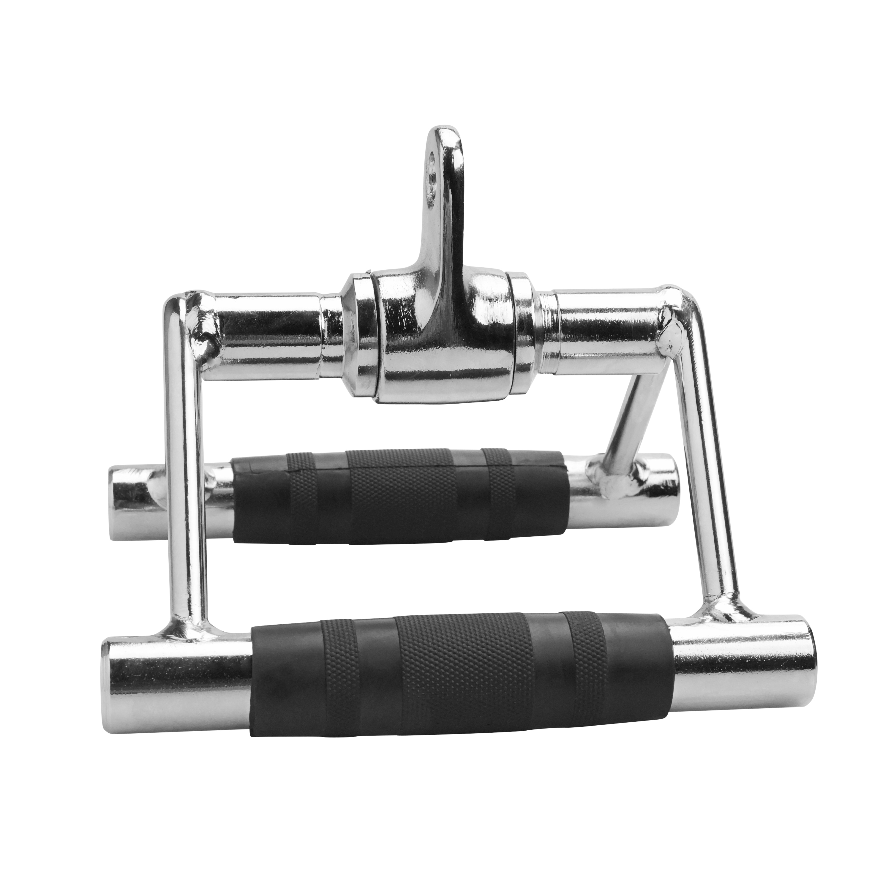 Rudergriff Stahl 18 cm silber/schwarz