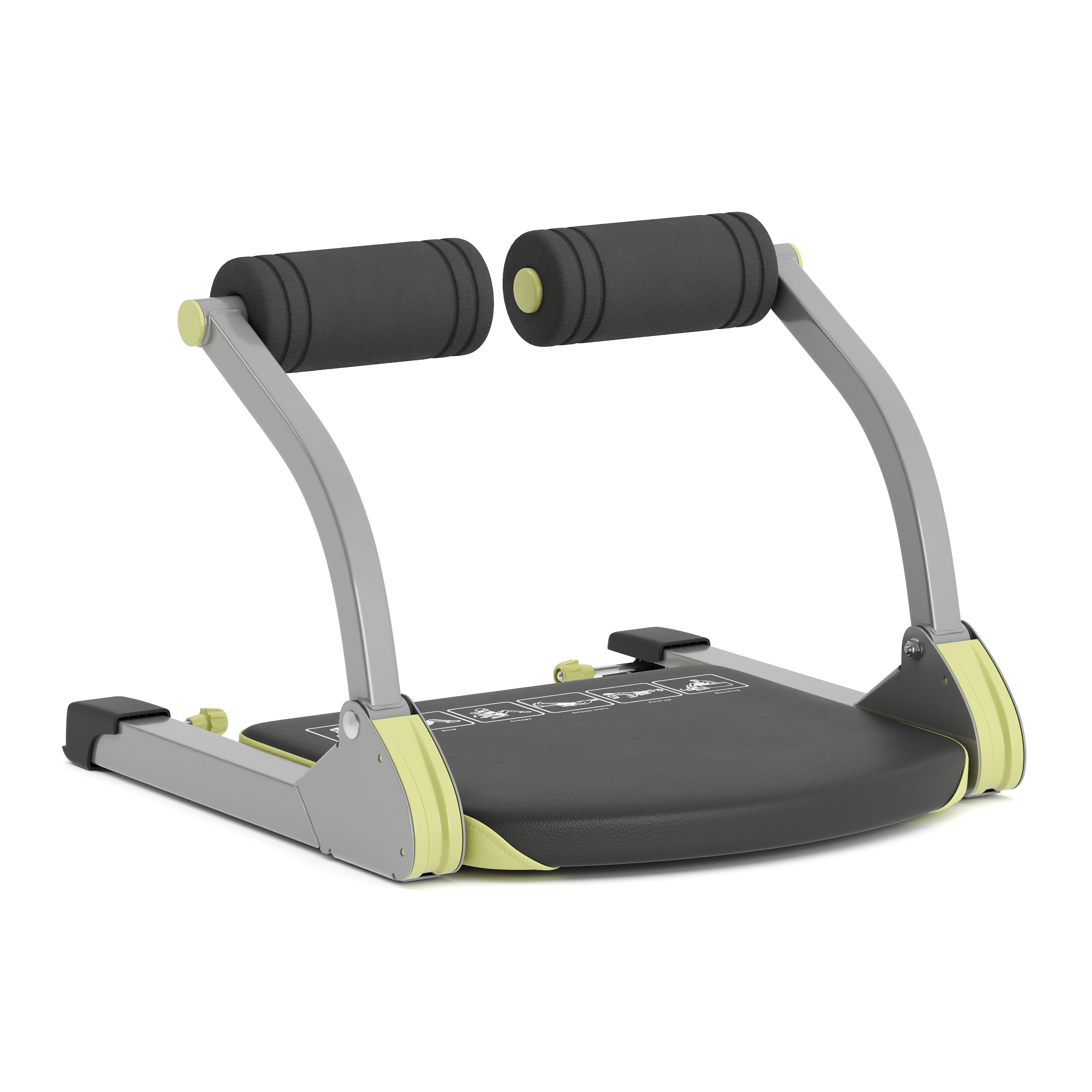 Bauchtrainer AB Trainer OLYMPUS schwarz/silber