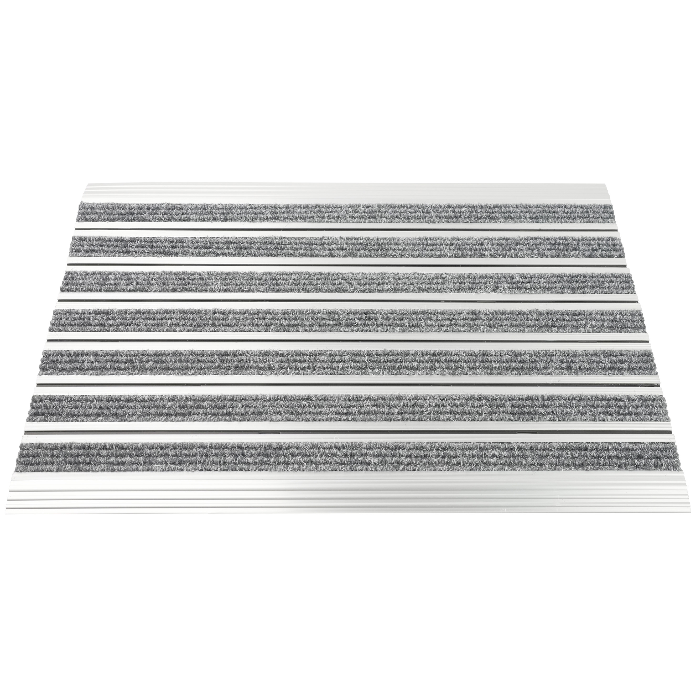 Fussmatte Aluminium 60 x 40 cm silber/grau