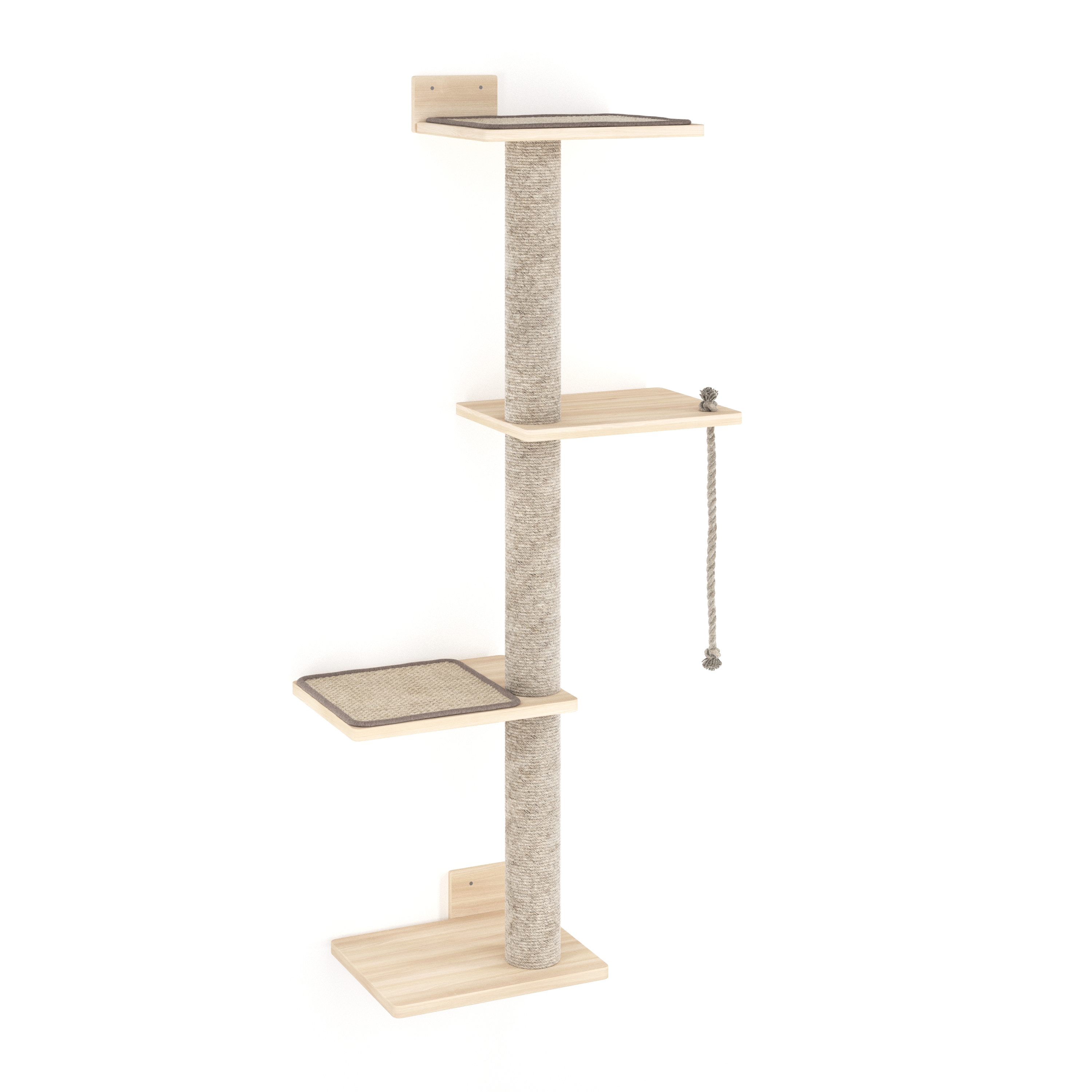 Image of Katzenbaum zur Wandmontage DORIS 127 cm