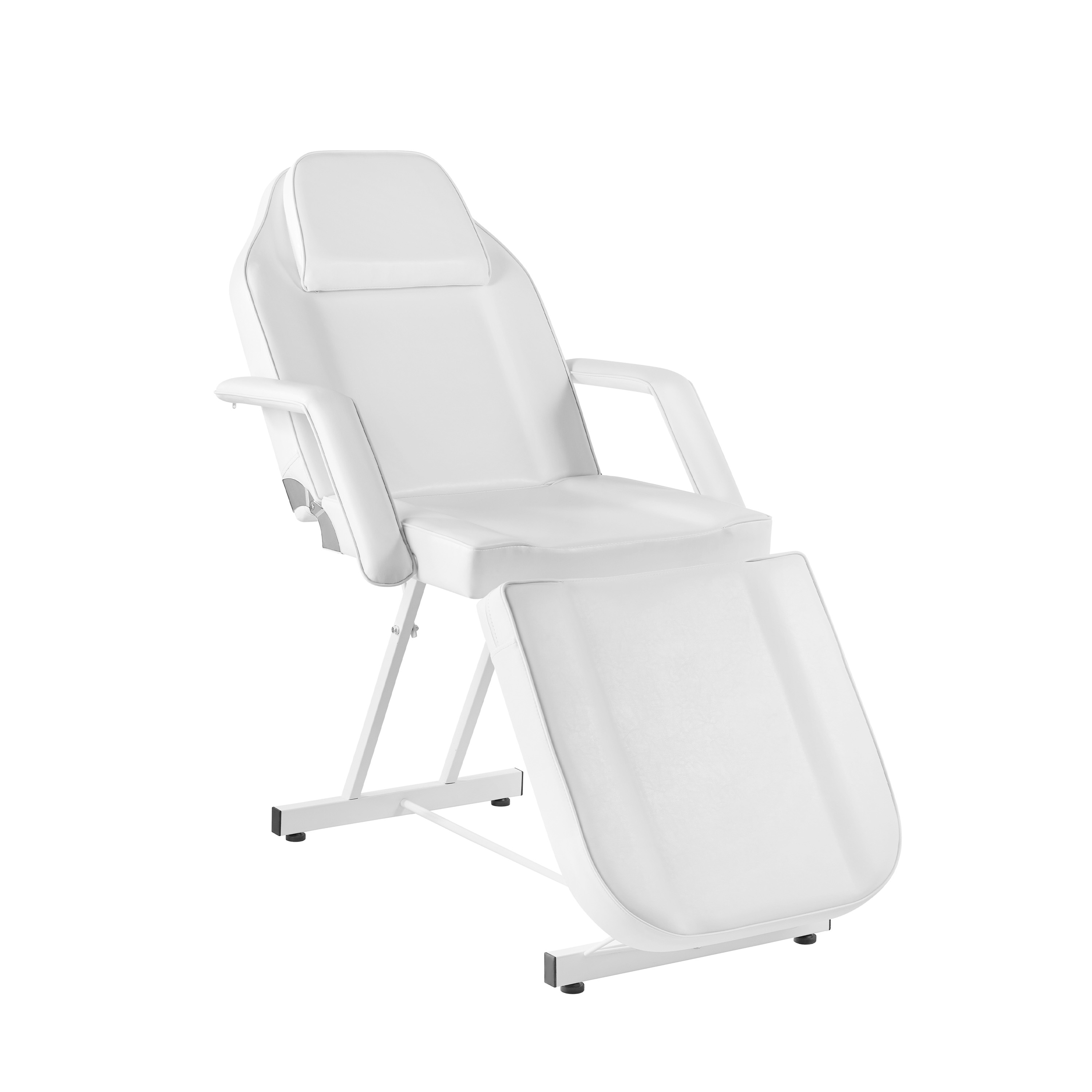 Kosmetikliege Leder weiss