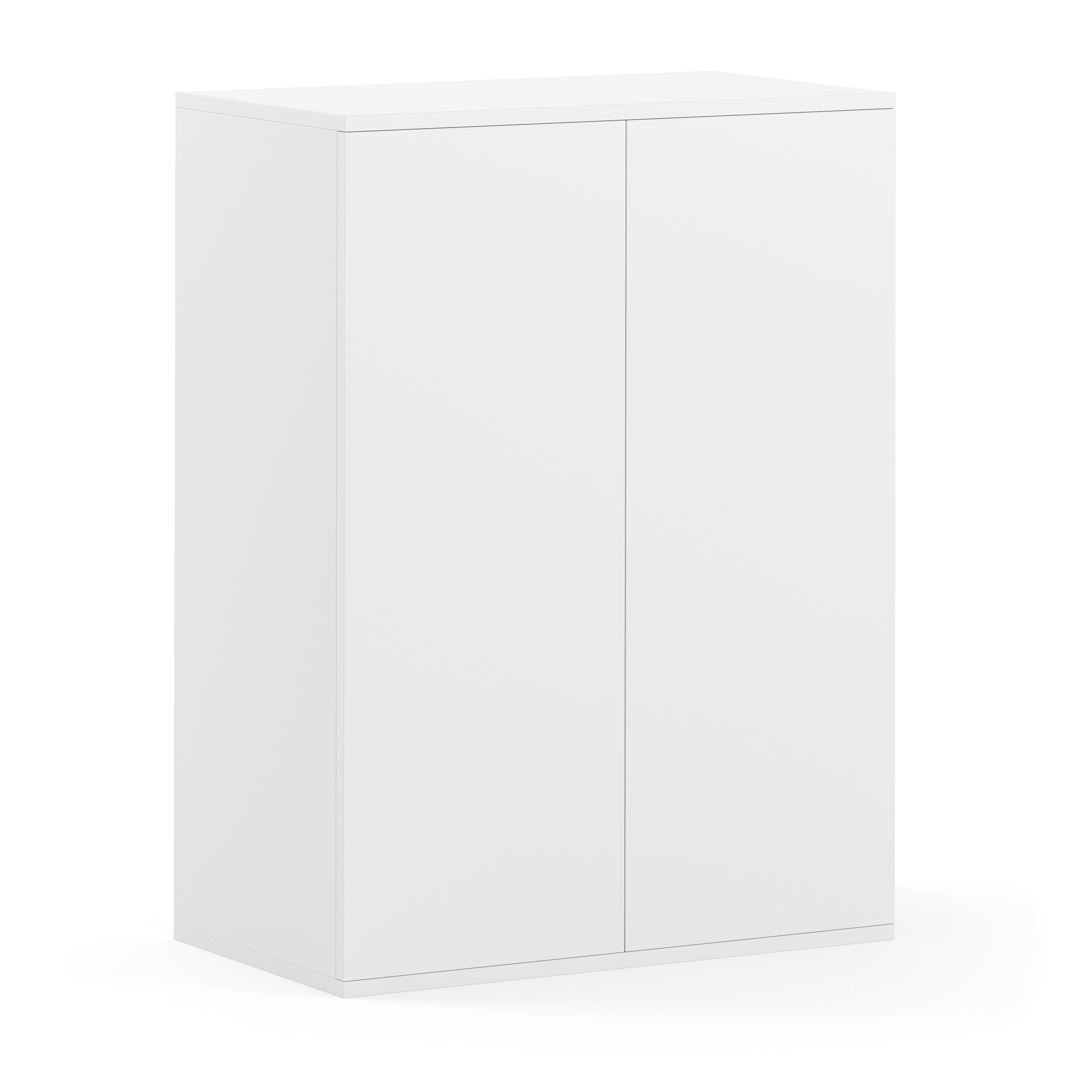 Aktenschrank mit 2 Böden RAKEL 60 x 81 cm weiss