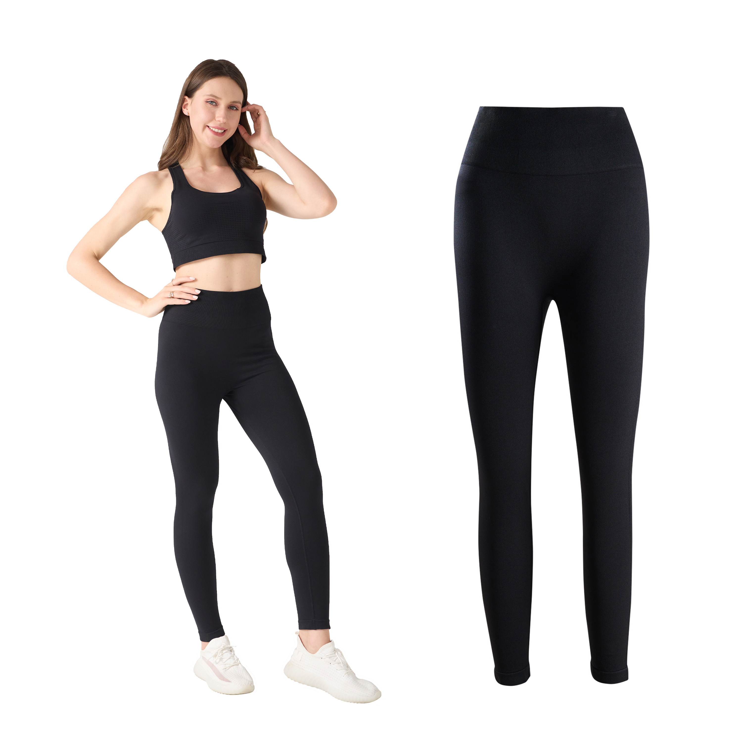 Sport Leggings Damen Grösse M schwarz
