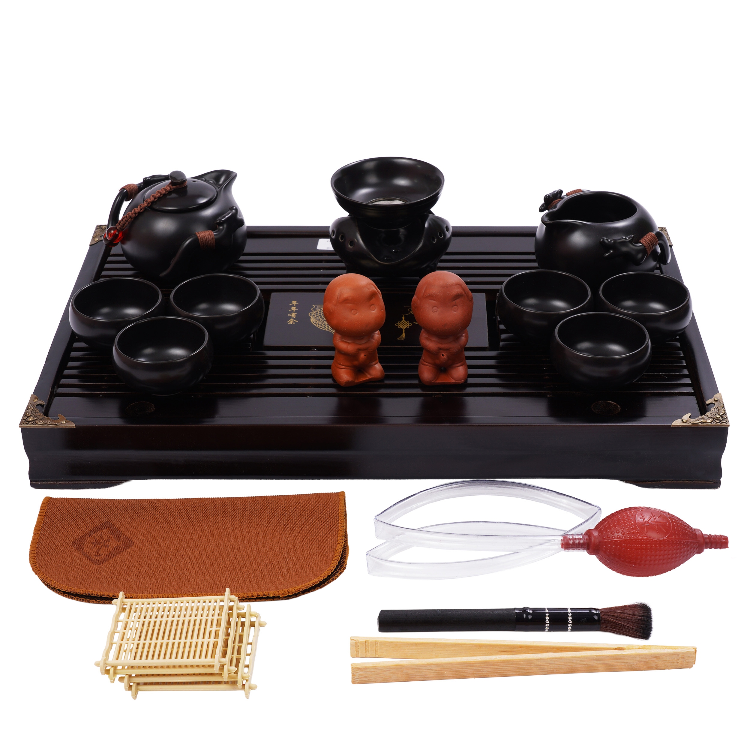 Teeset Kung Fu 20-teilig schwarz