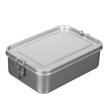 Lot De 4 Boîtes Alimentaires En Acier Inoxydable 350 Ml - Hermétiques, Surface Lisse - Pour échantillons, Repas, Cantine - 8x8x7 Cm