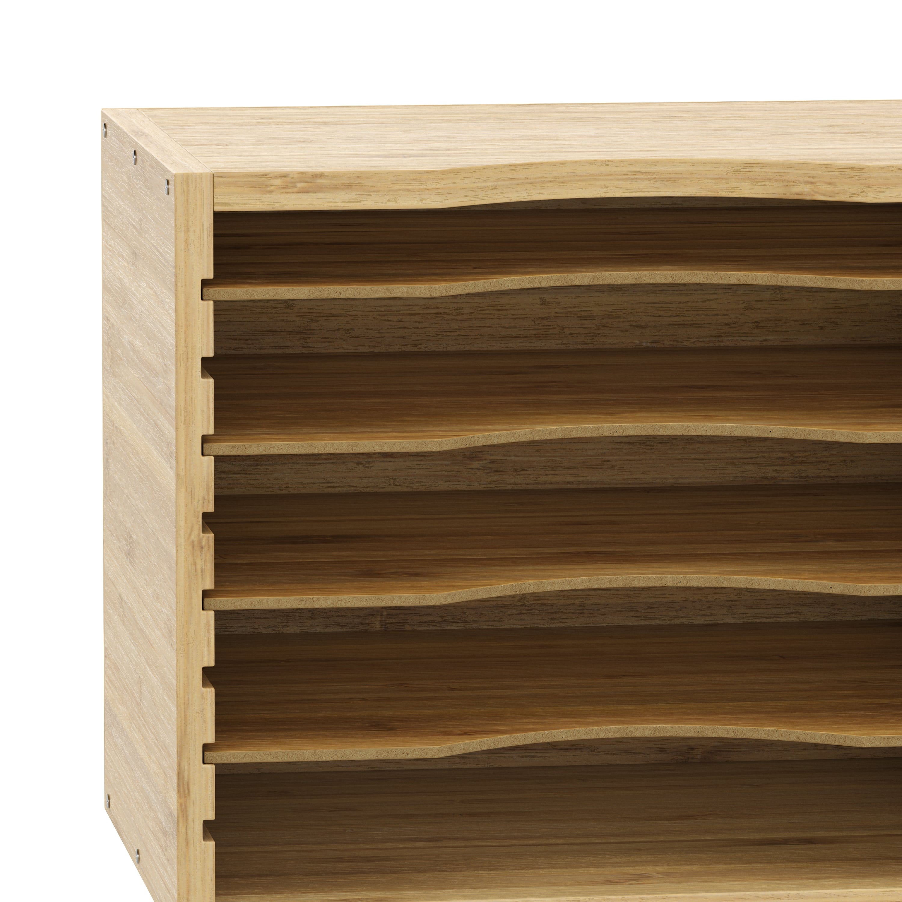 Briefablage Bambus 5 Fcher natur | GONSER.CH