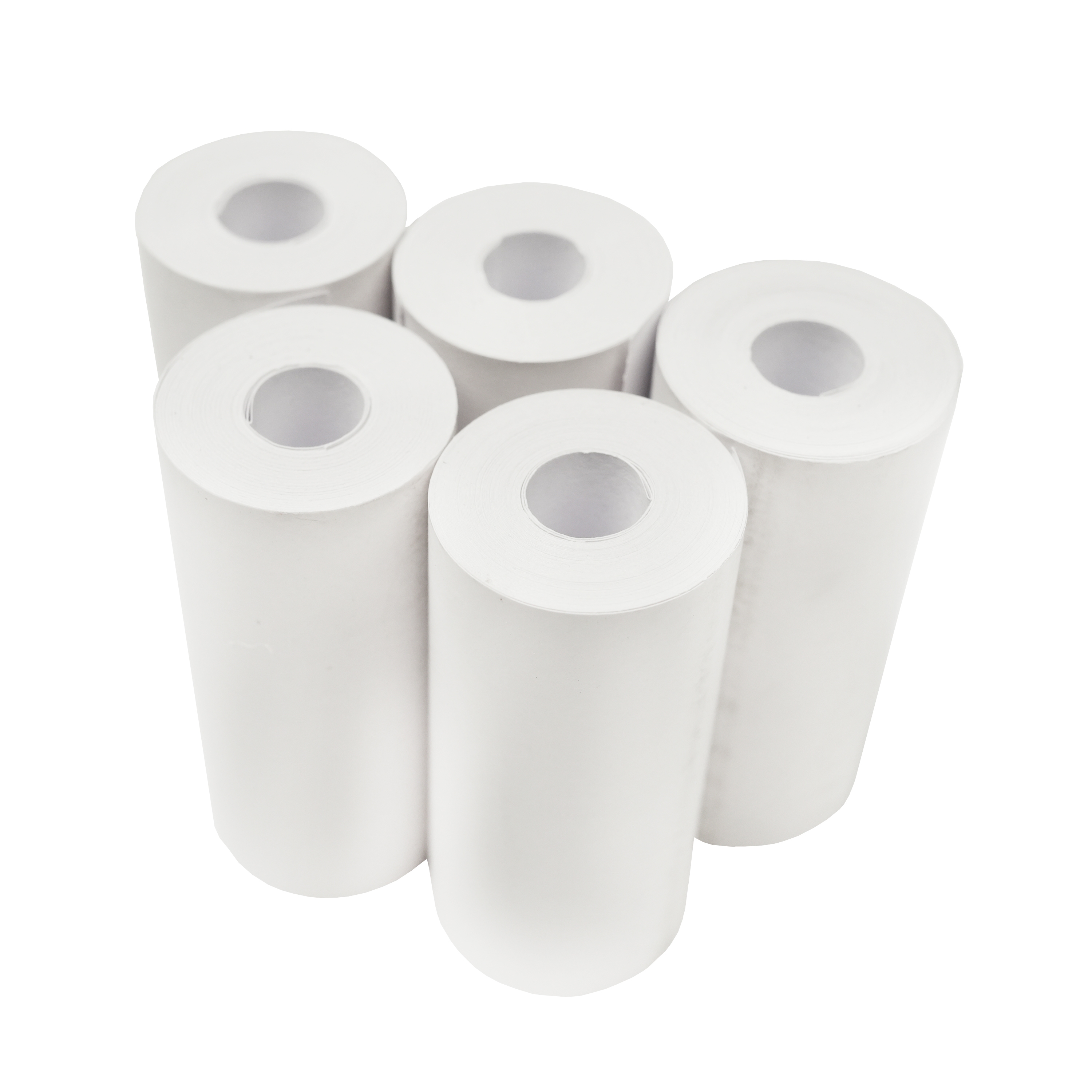 Thermopapier Rolle für Mini Drucker weiss