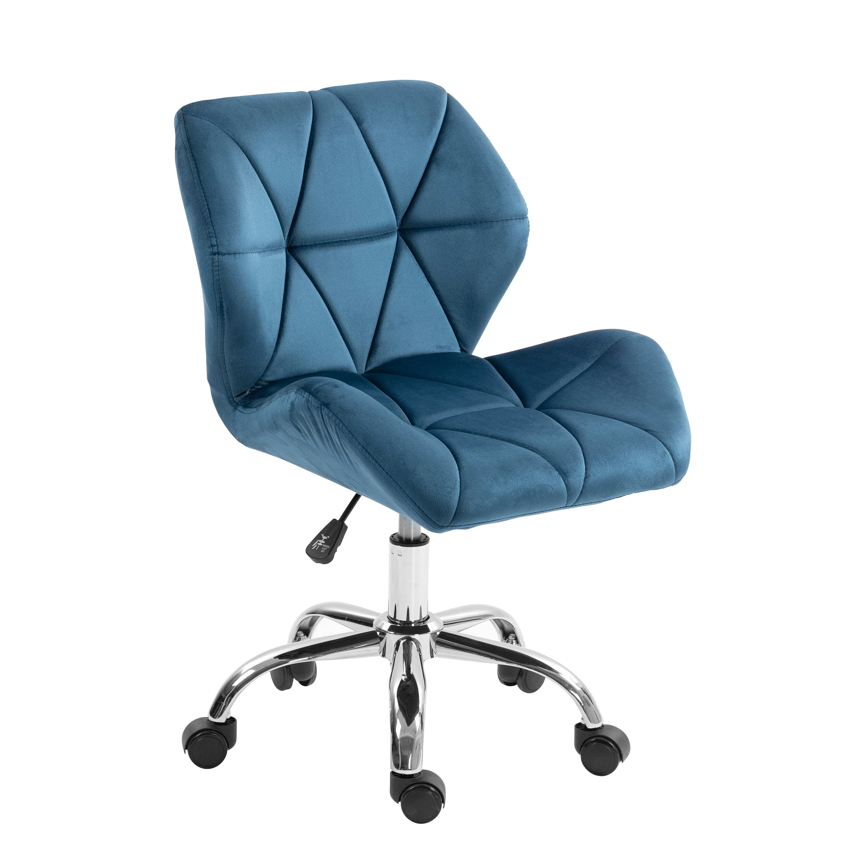 Bürostuhl Samt HEXAGON blau