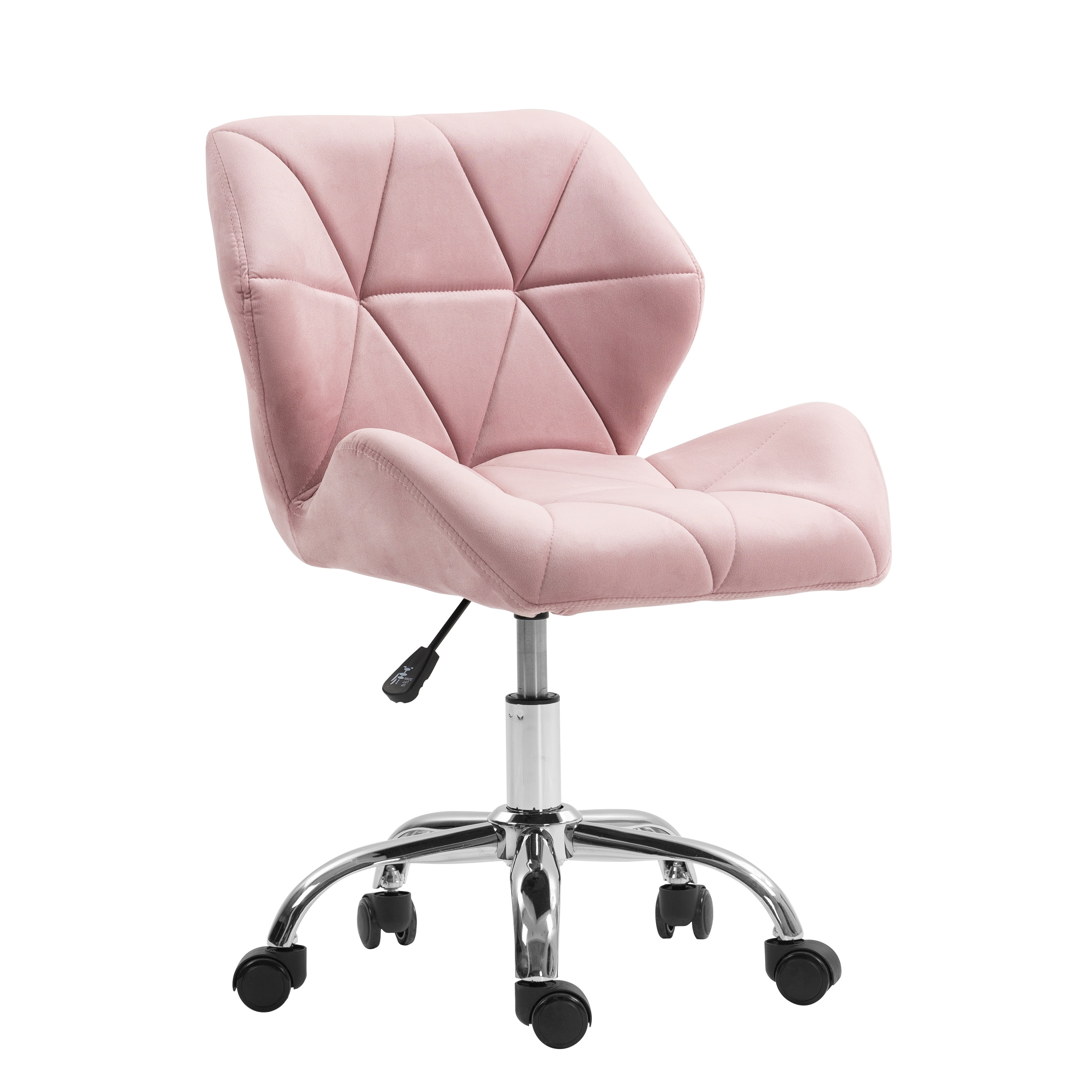 Bürostuhl Samt HEXAGON altrosa