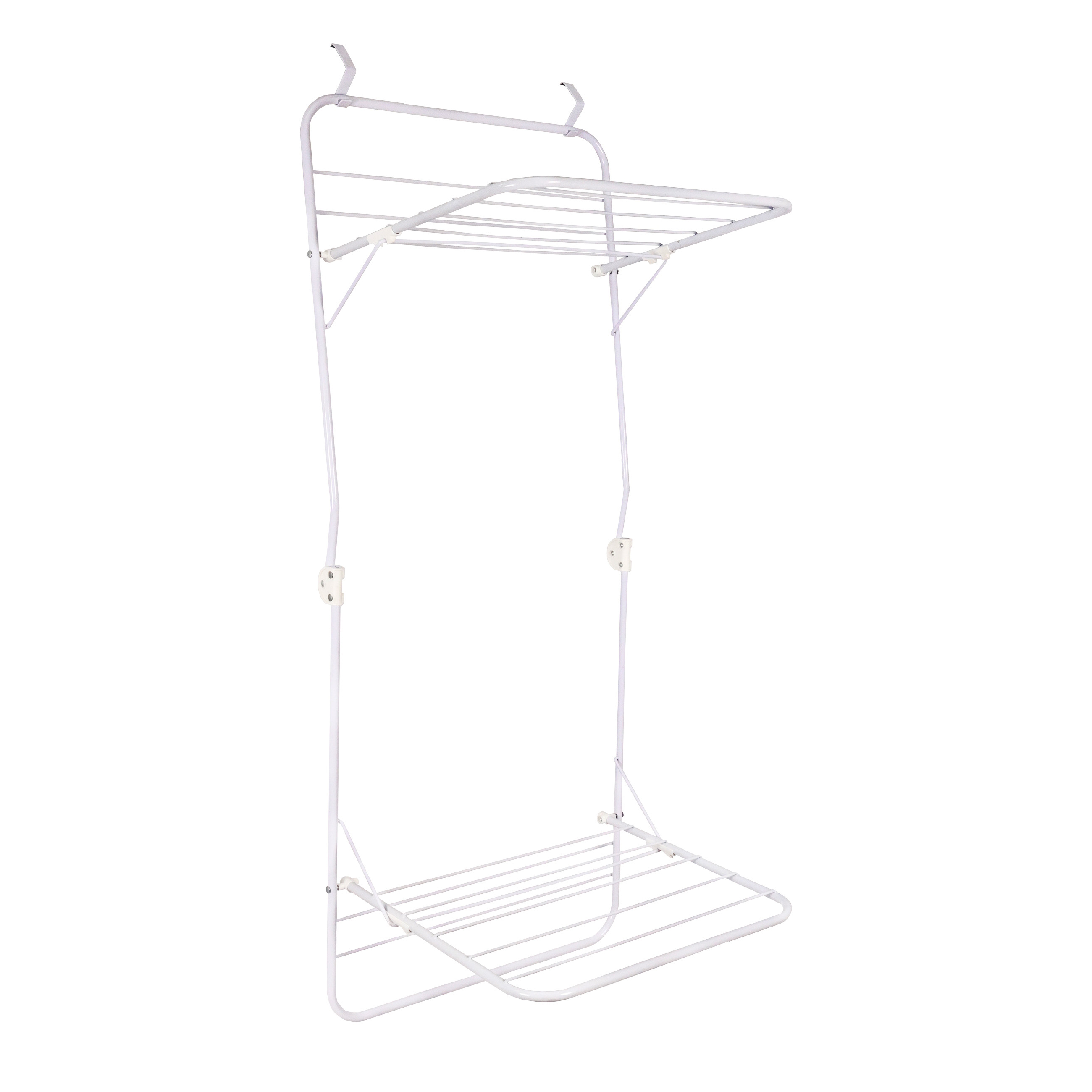 Wäscheständer Hängetrockner klappbar 120 x 50 x 47 cm weiss