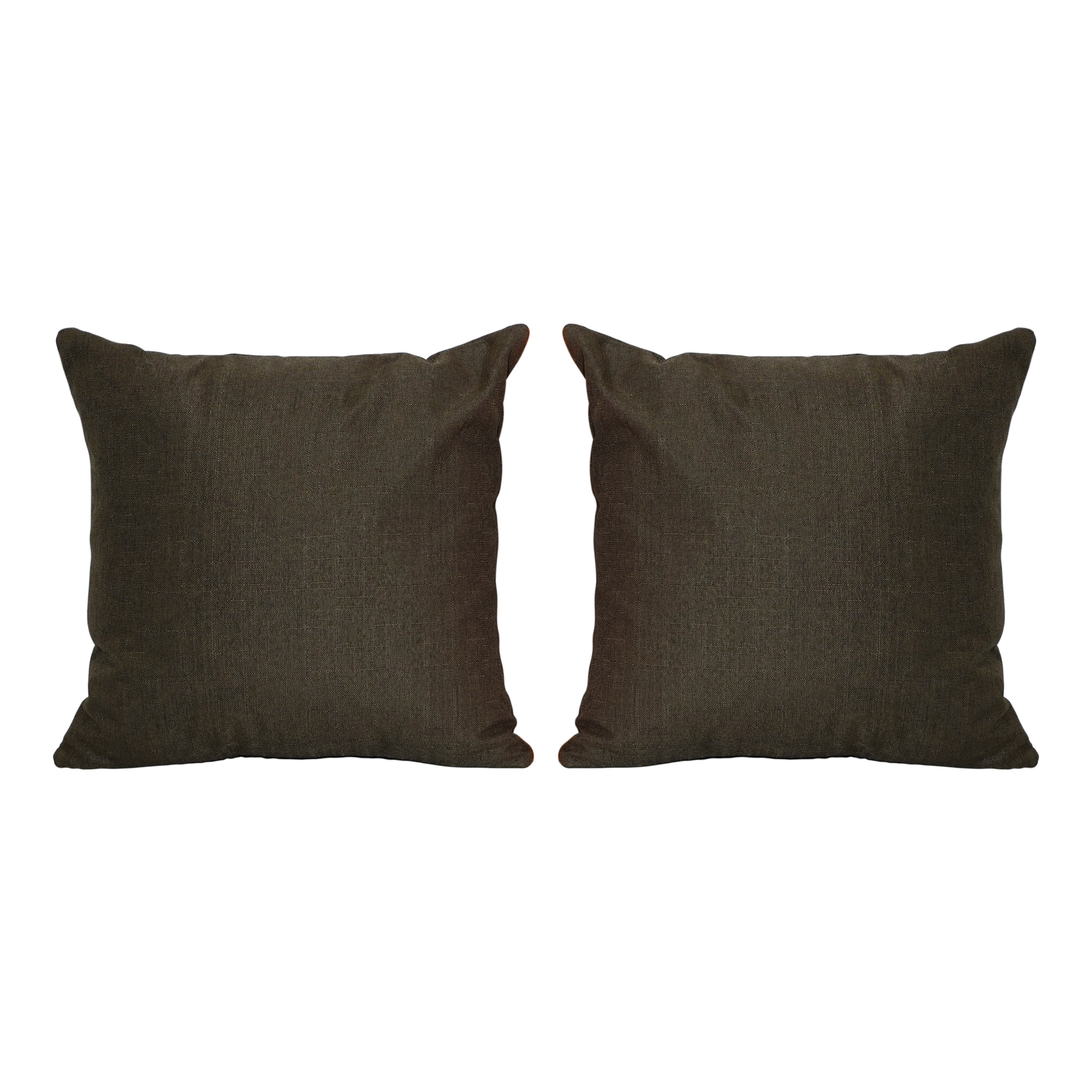 Kissenbezug LIZA 2er Set 45 x 45 cm braun