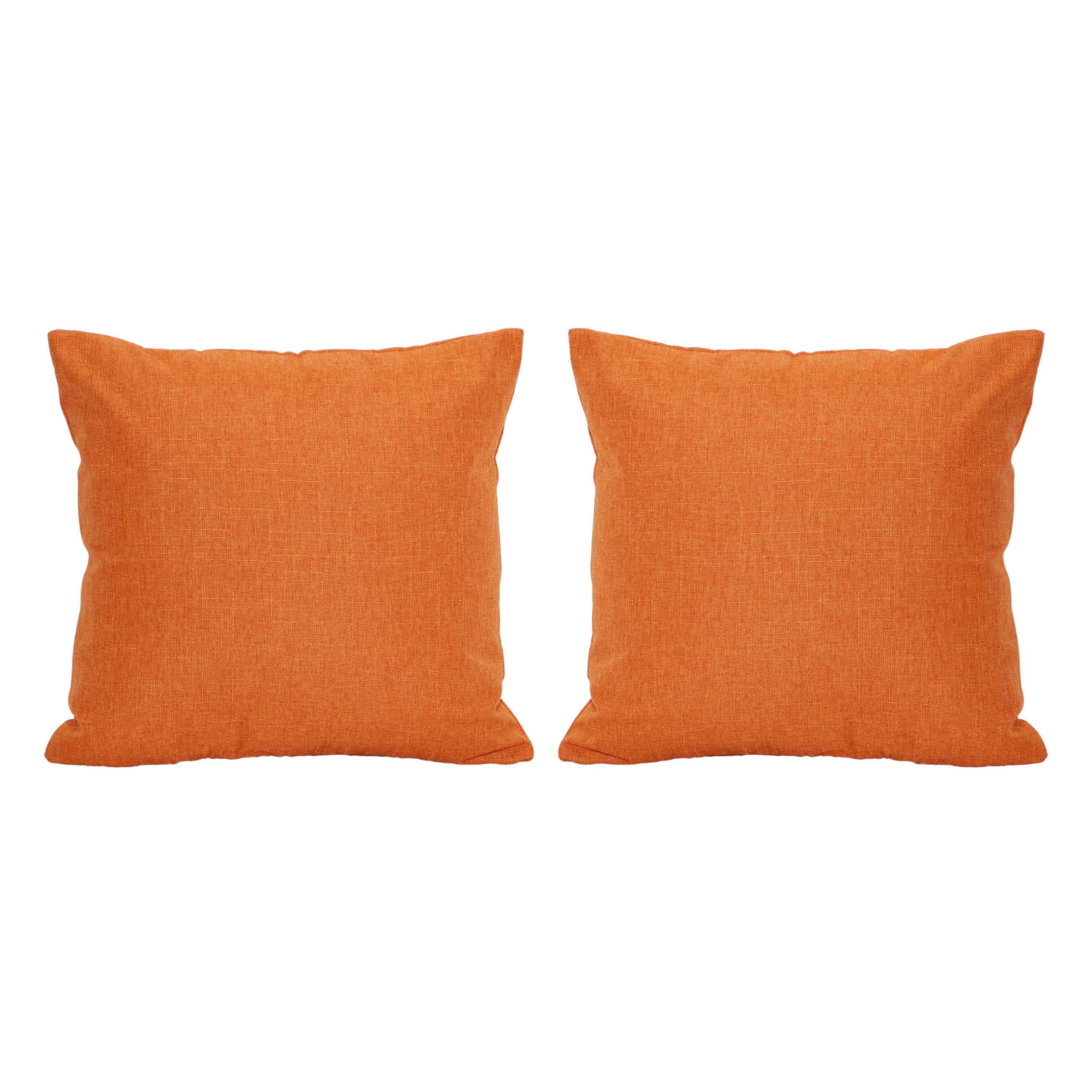 Kissenbezug LIZA 2er Set 45 x 45 cm orange