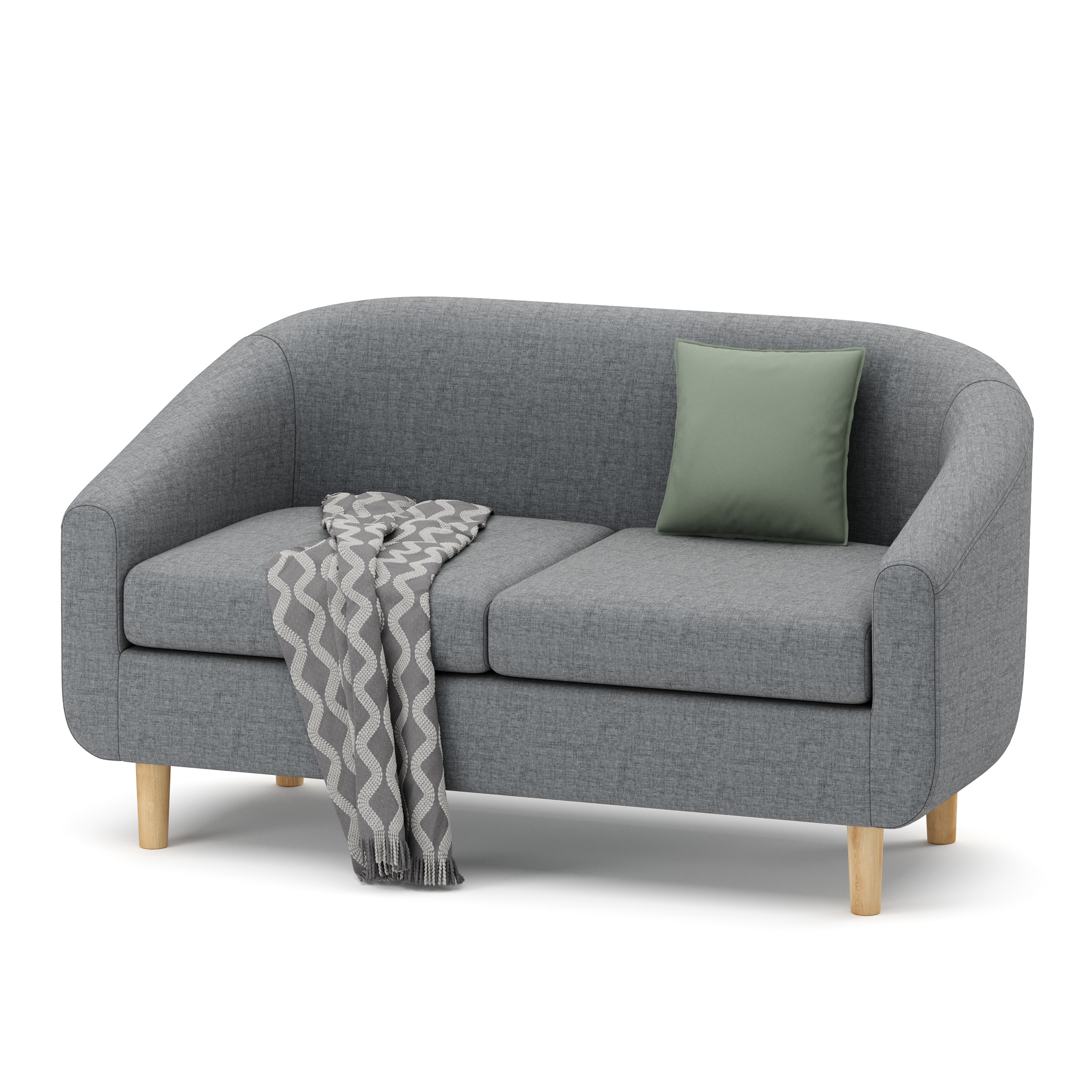 Sofa HEATHER 2-Sitzer grau