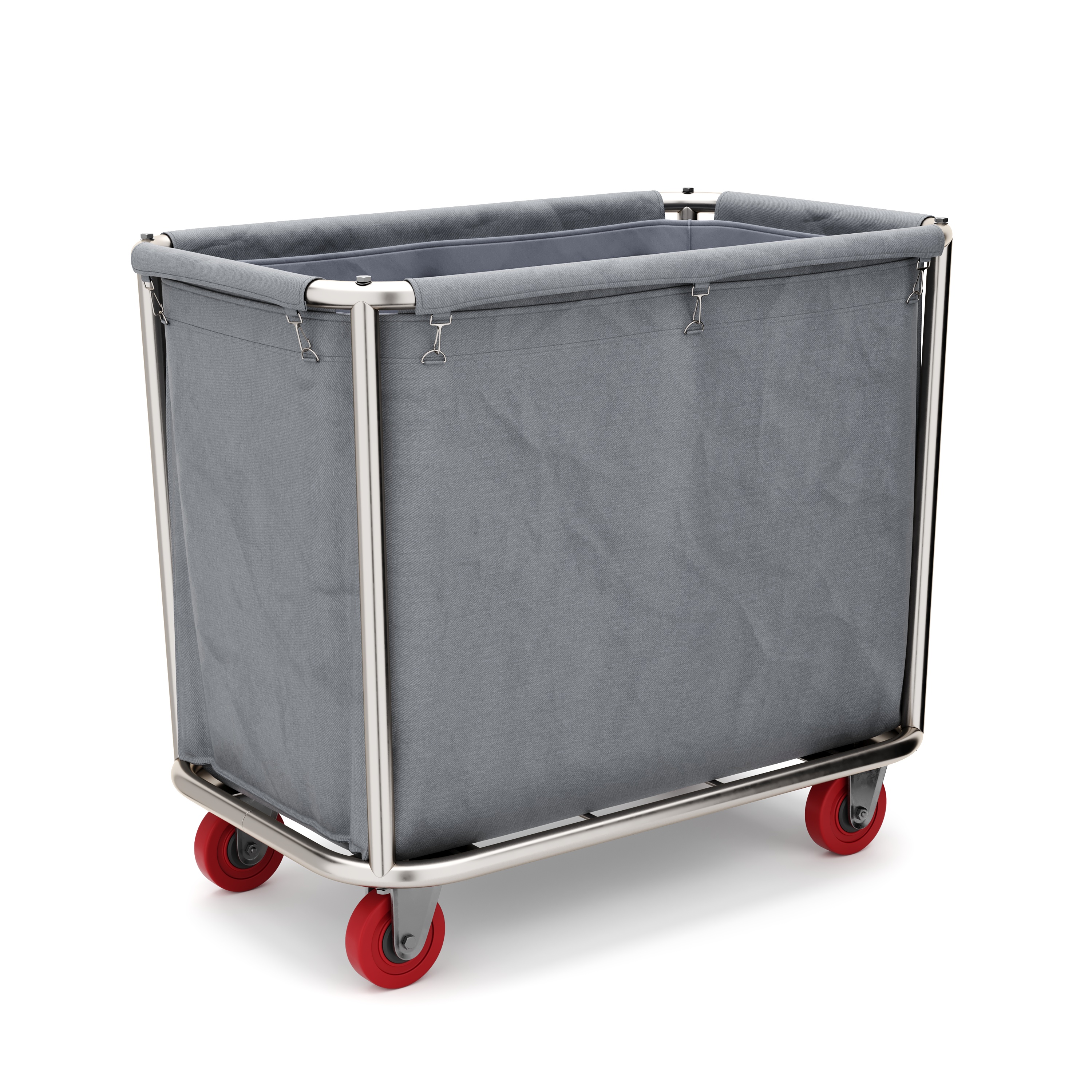 Wäschewagen auf Rollen 310L grau