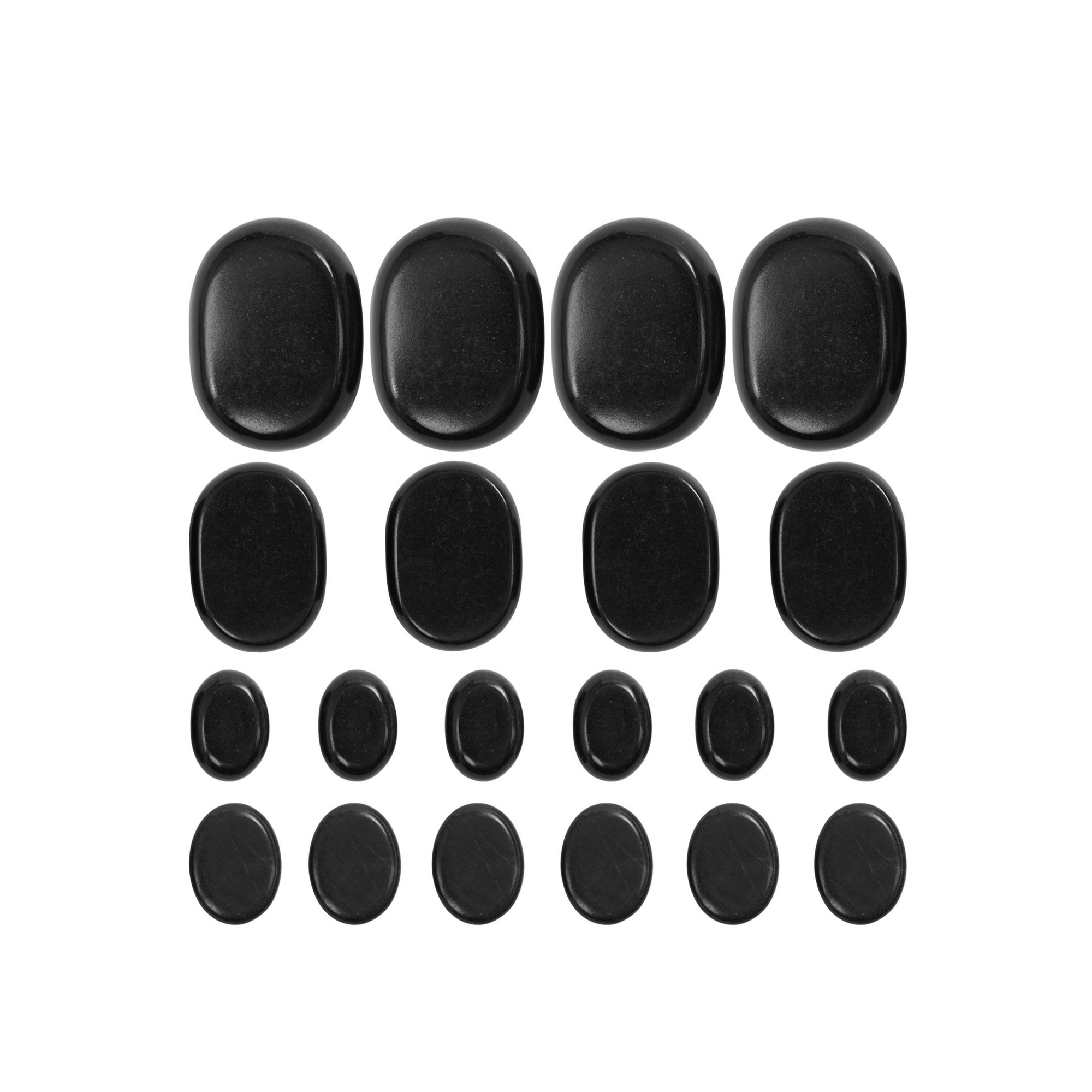 Hot Stone Massagestein Set 21-teilig