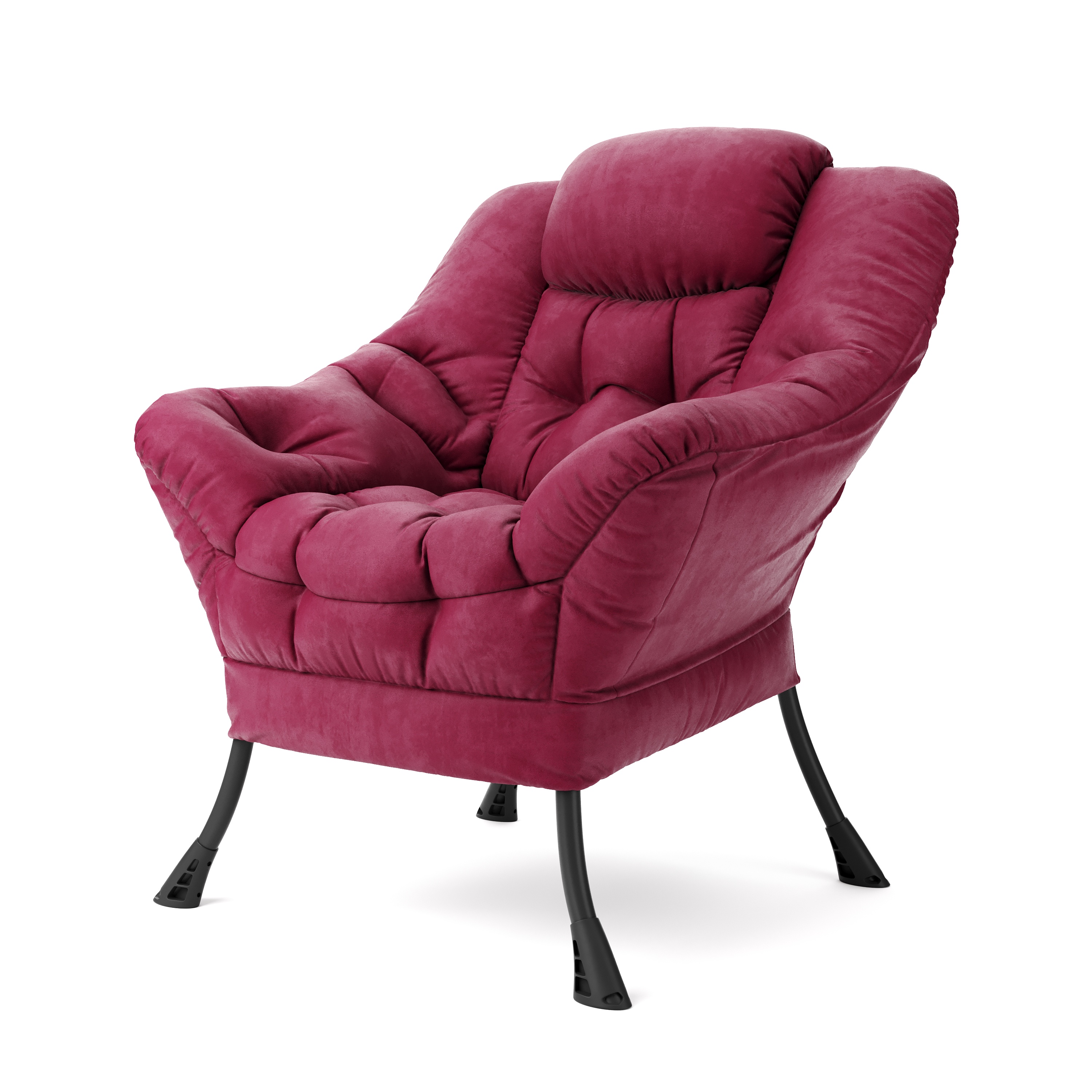 Sessel Samt SARY bordeaux