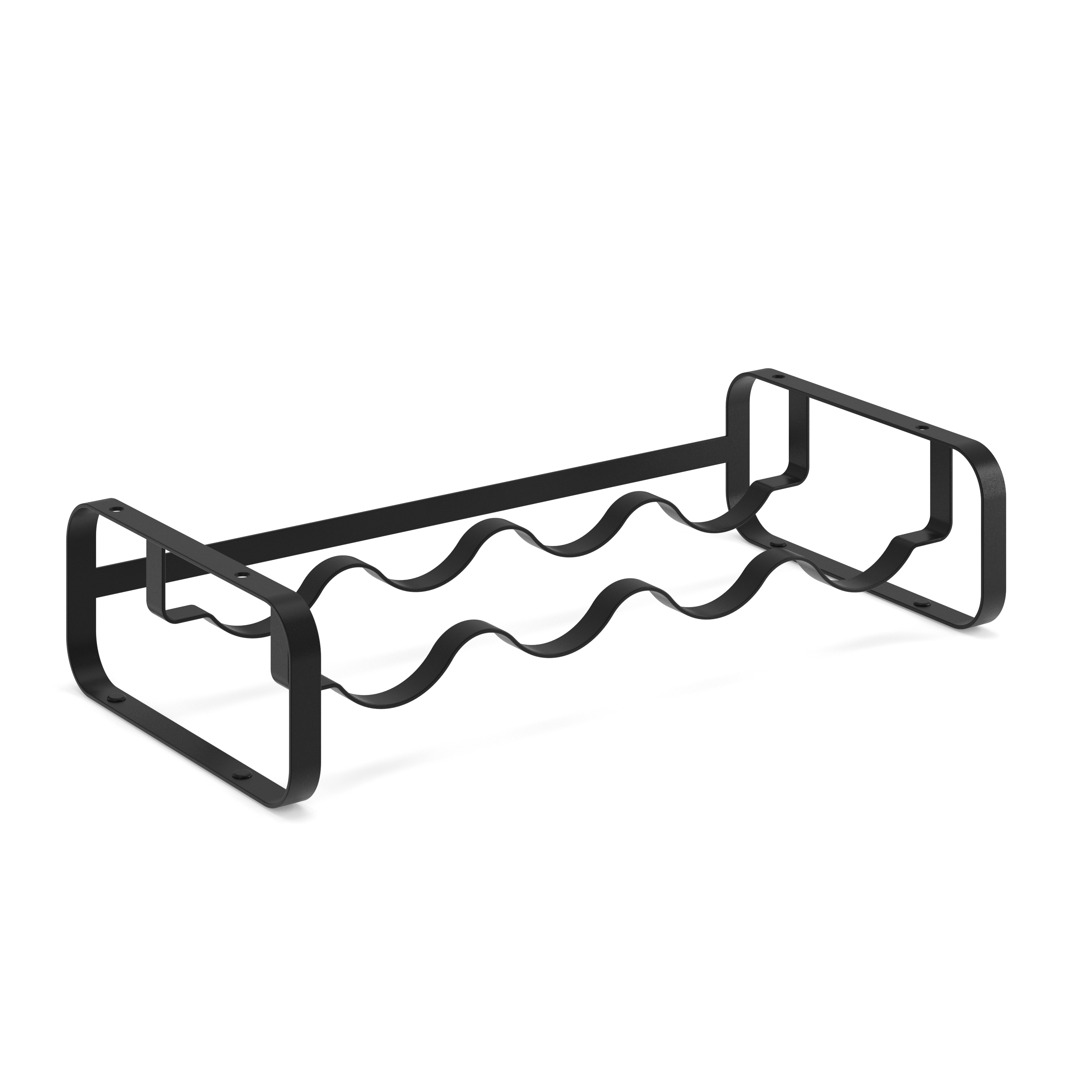 MDesign Casier Range-bouteilles - Jolie étagère à Vin En Acier Inoxydable Pour Jusqu'à 9