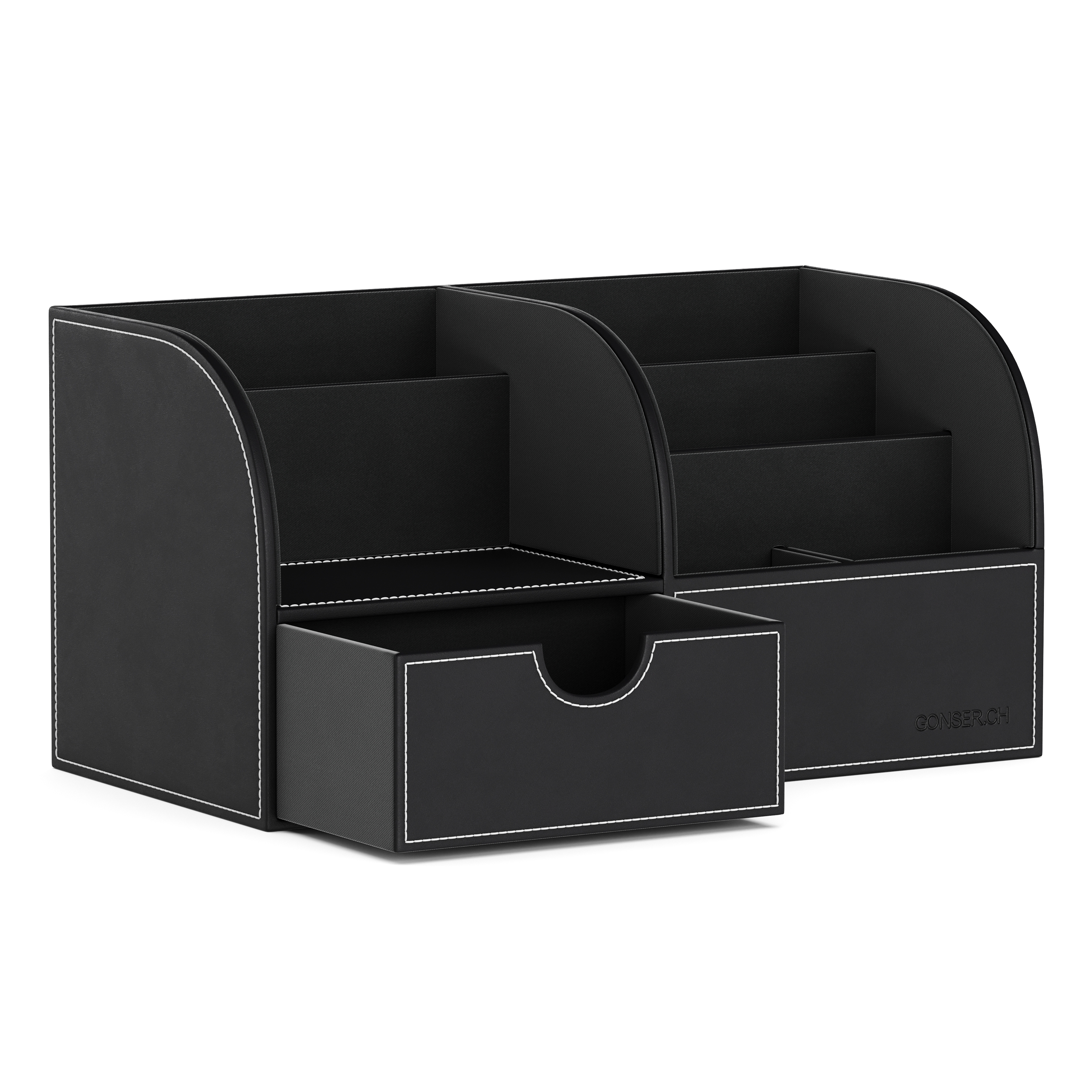 Schreibtisch Organizer Leder