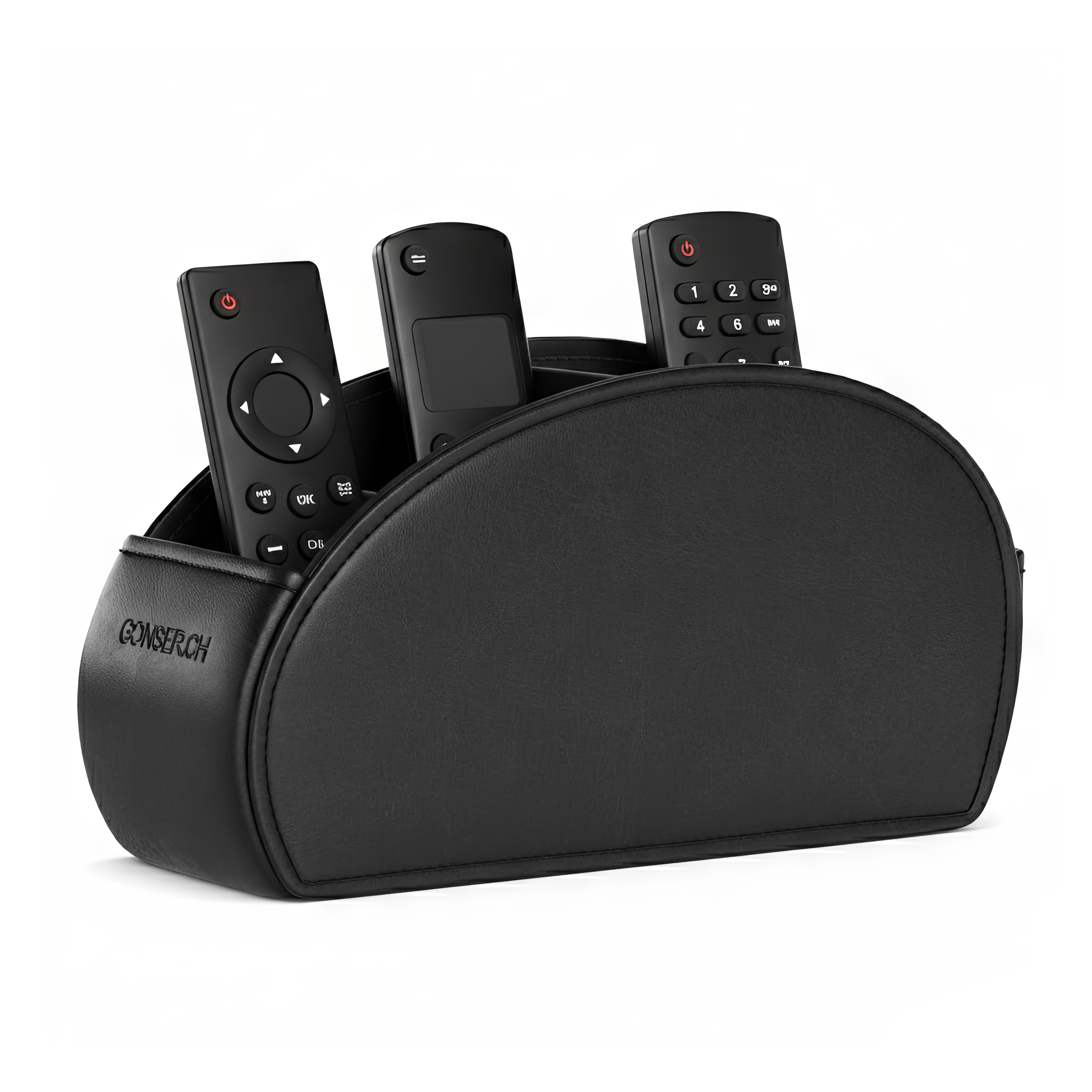 Fernbedienung Organizer Leder schwarz
