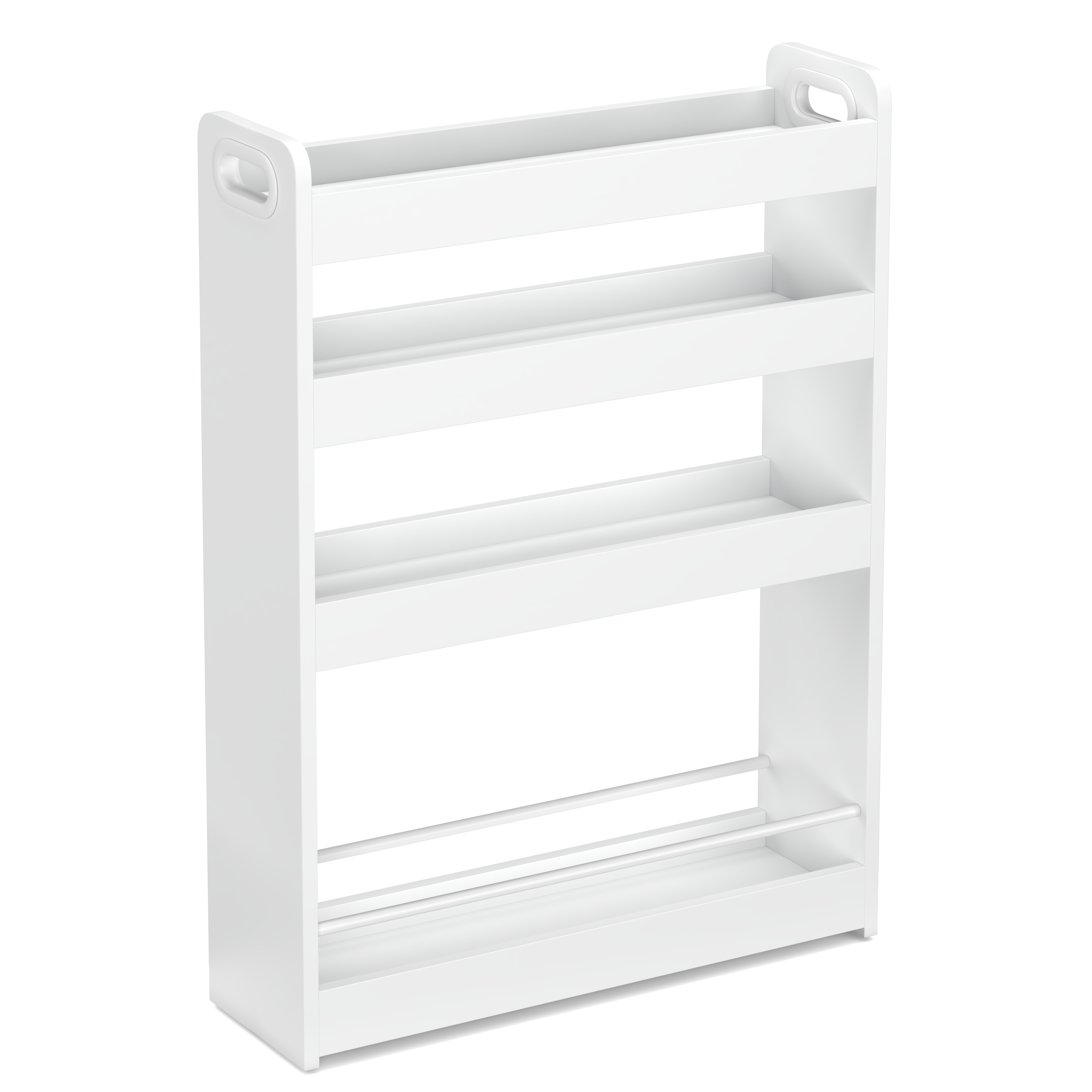 Nischenregal schmal 18 x 60 x 82 cm weiss