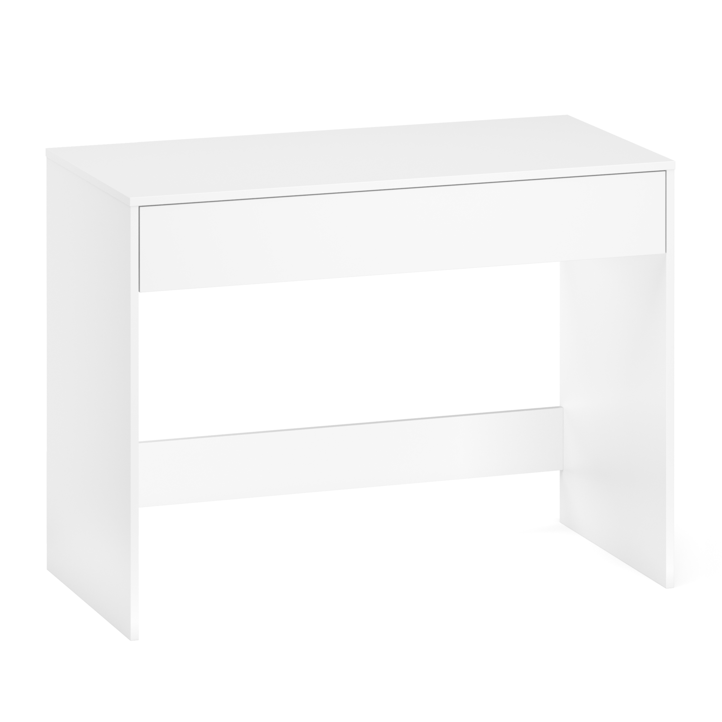 Schreibtisch BALDUR mit Schublade 100 x 50 x 75 cm weiss