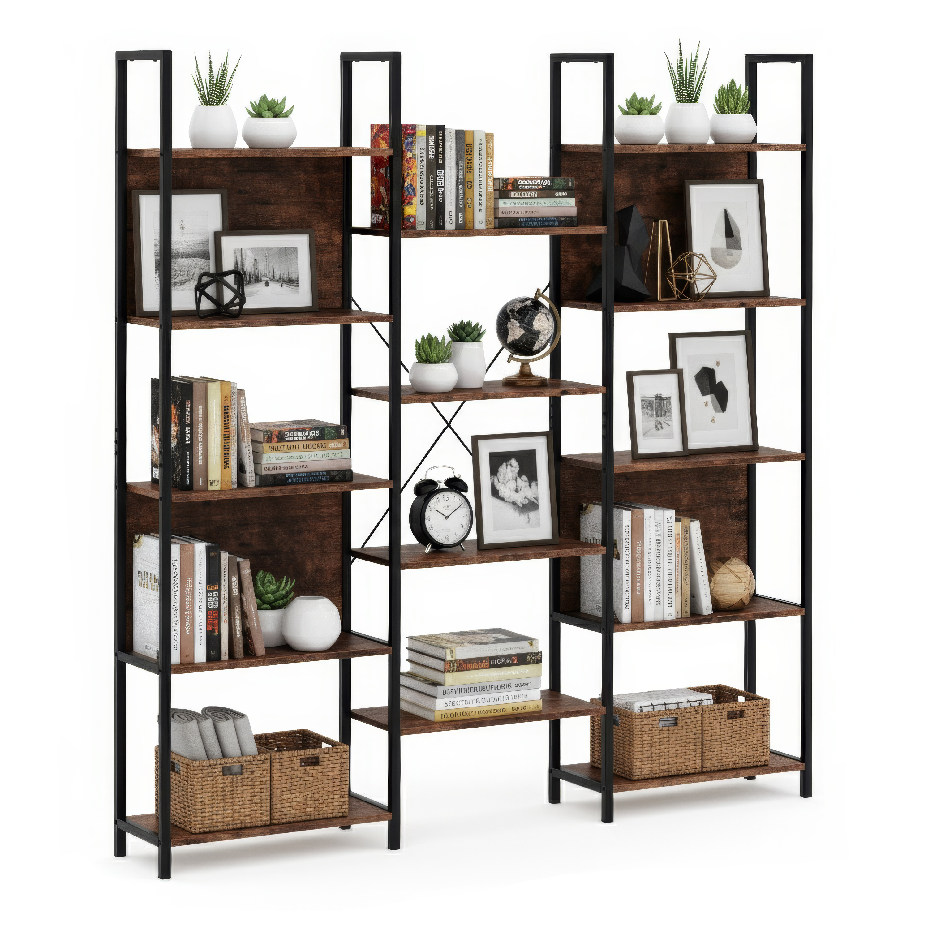 Bücherregal Vintage BONITA 158 x 165 cm