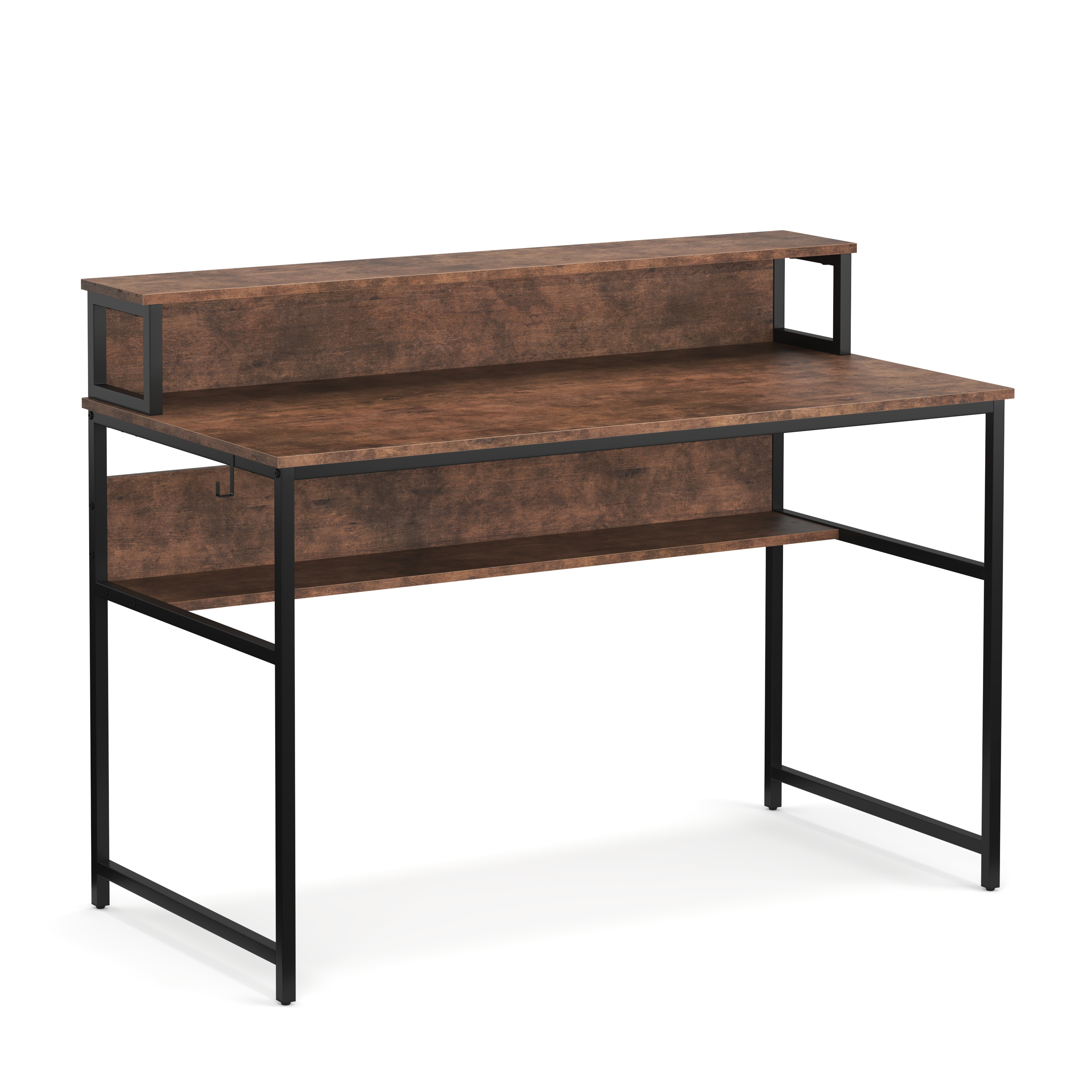 Schreibtisch Vintage BONITA mit erhöhter Ablage 120 x 60 x 91 cm