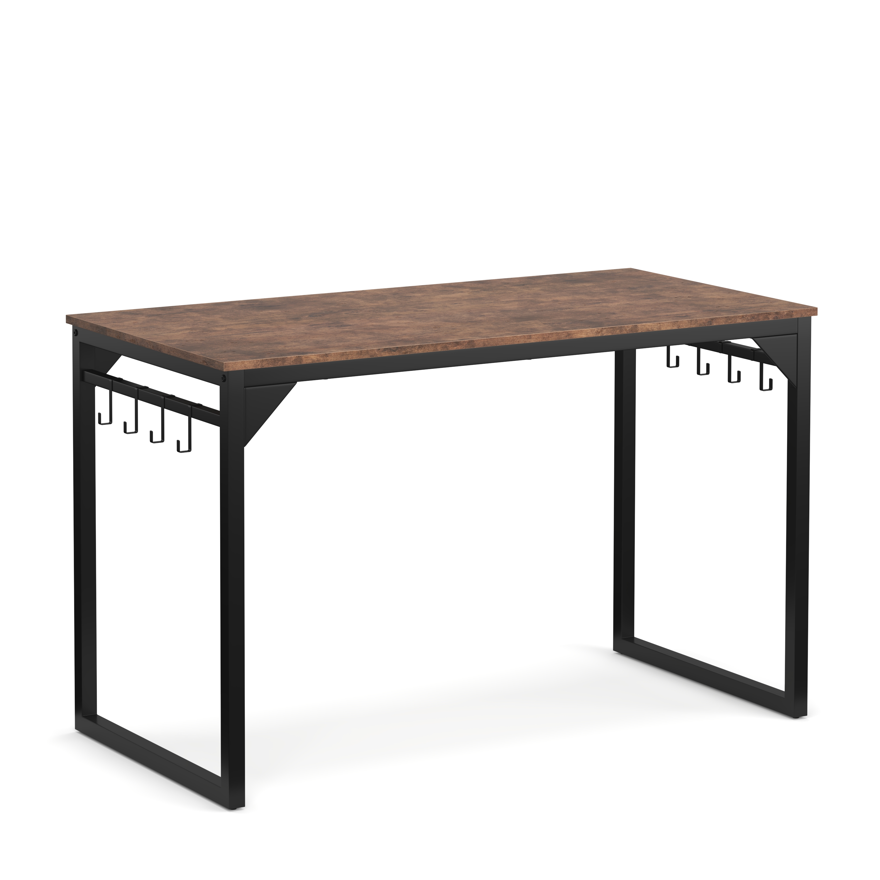 Schreibtisch Vintage BONITA mit 8 Haken 120 x 60 x 75 cm