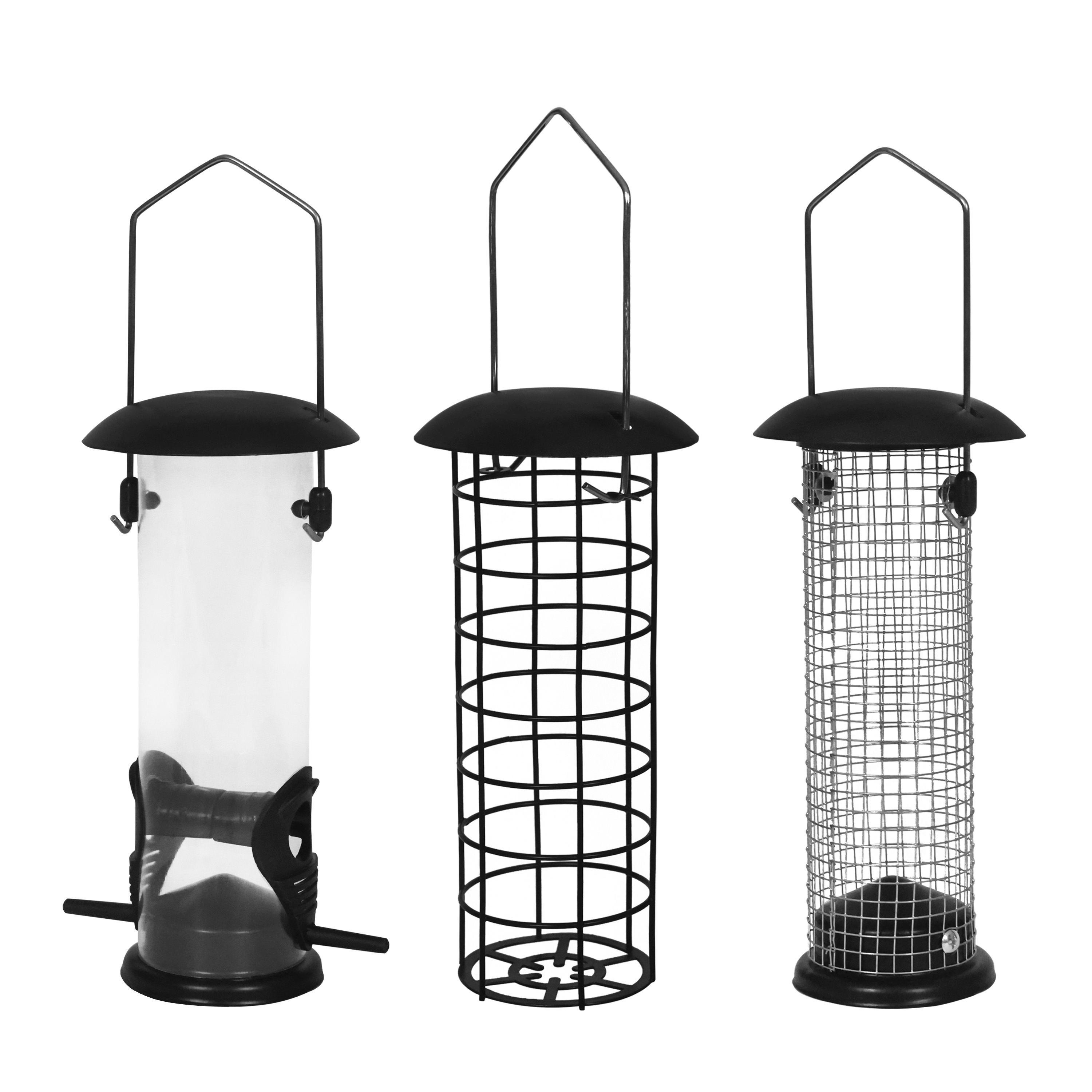 Vogelfutterstation Set 3-teilig