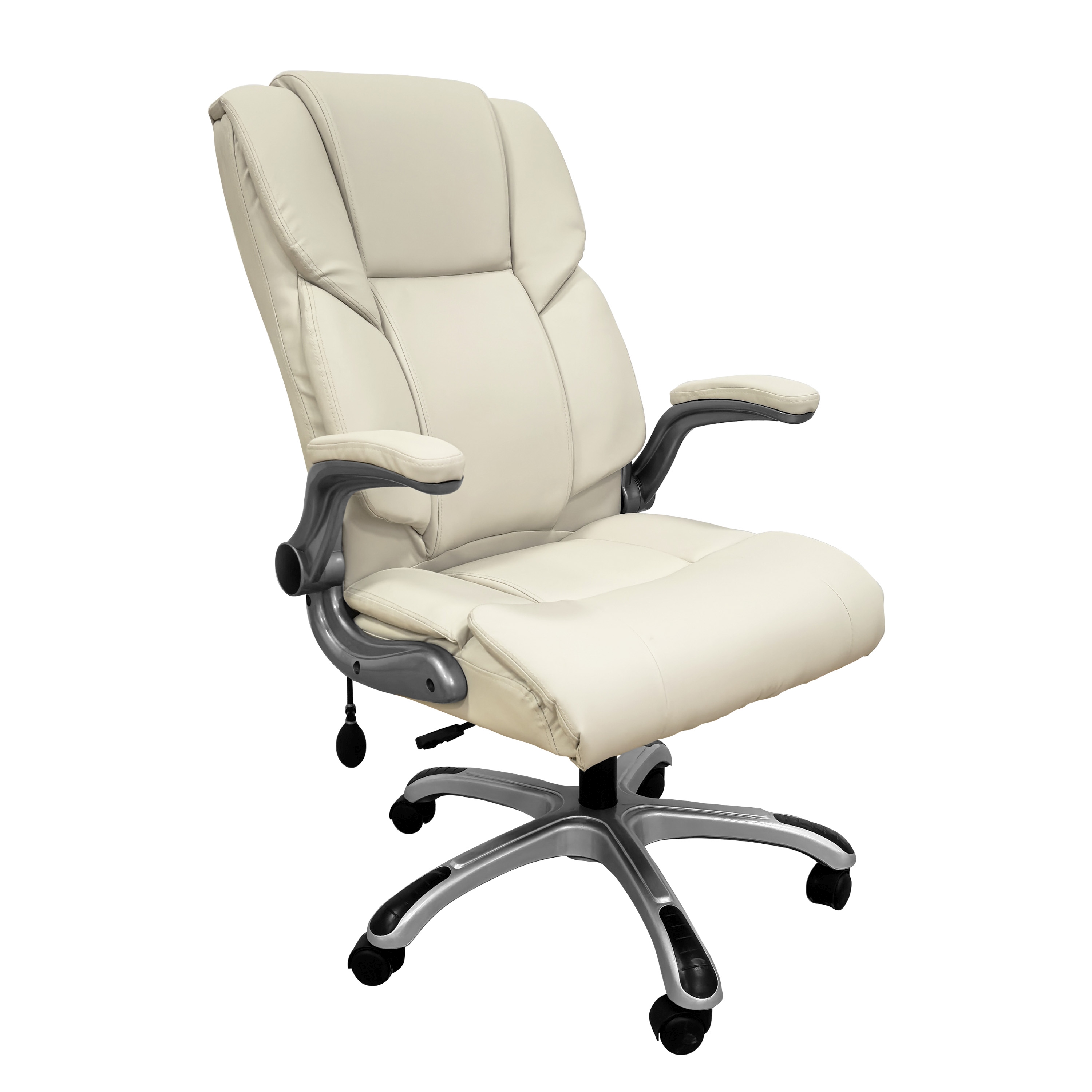 Bürostuhl Leder ELIOT beige
