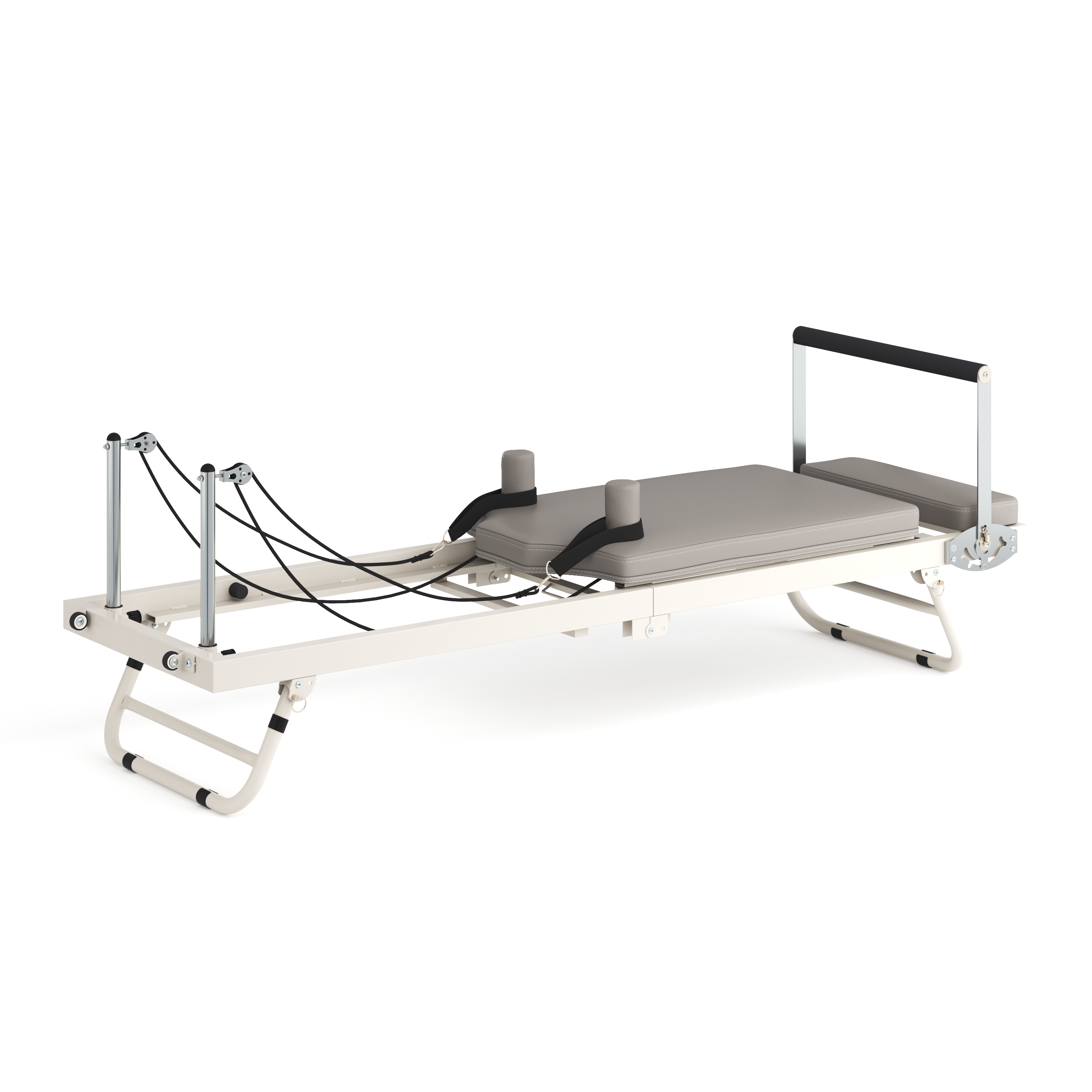 Image of Pilates Reformer klappbar weiss/grau