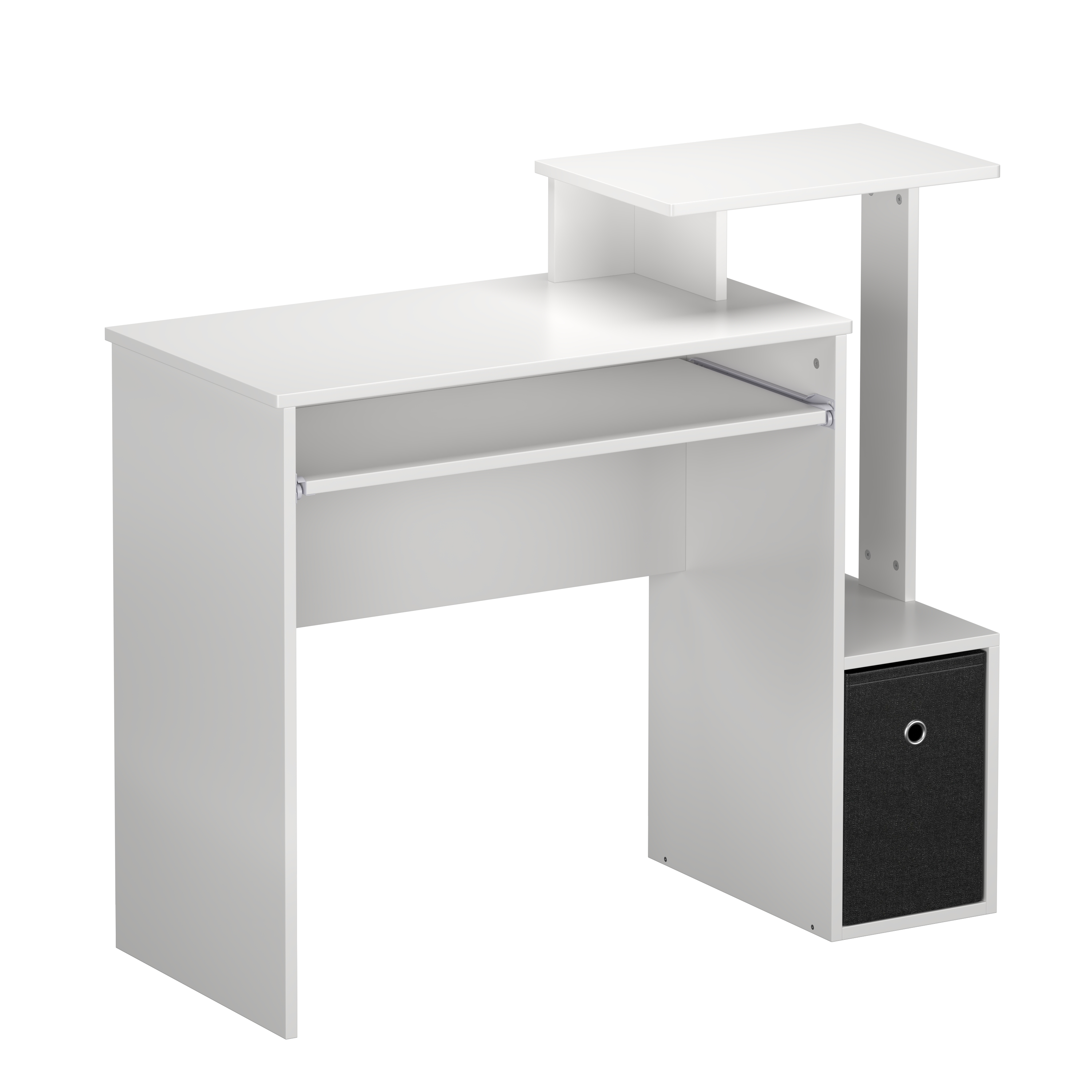 Schreibtisch ARDEN mit Stauraum 99 x 40 x 87 cm weiss