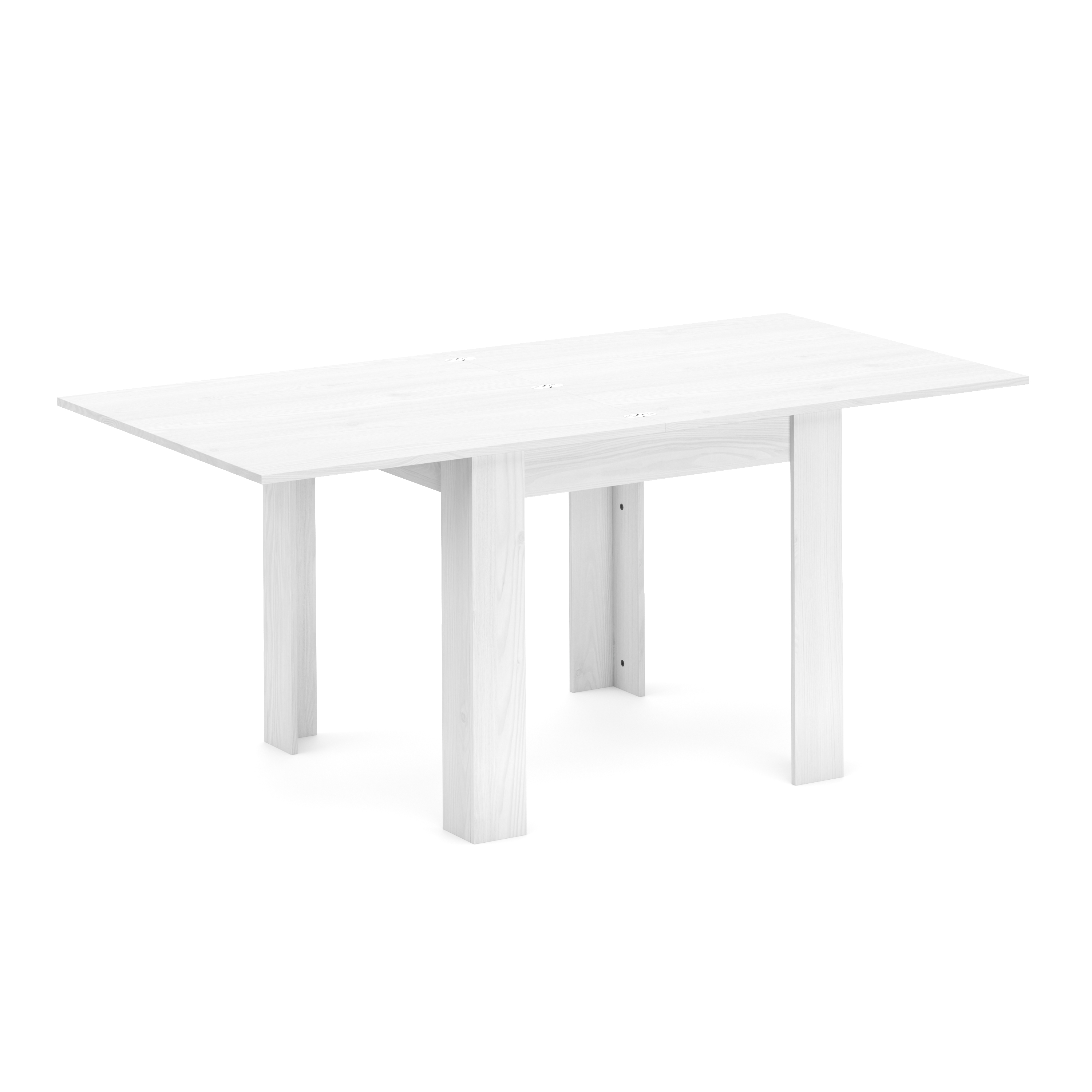 Esstisch ausziehbar NESTIVO 90/180 x 90 cm weiss