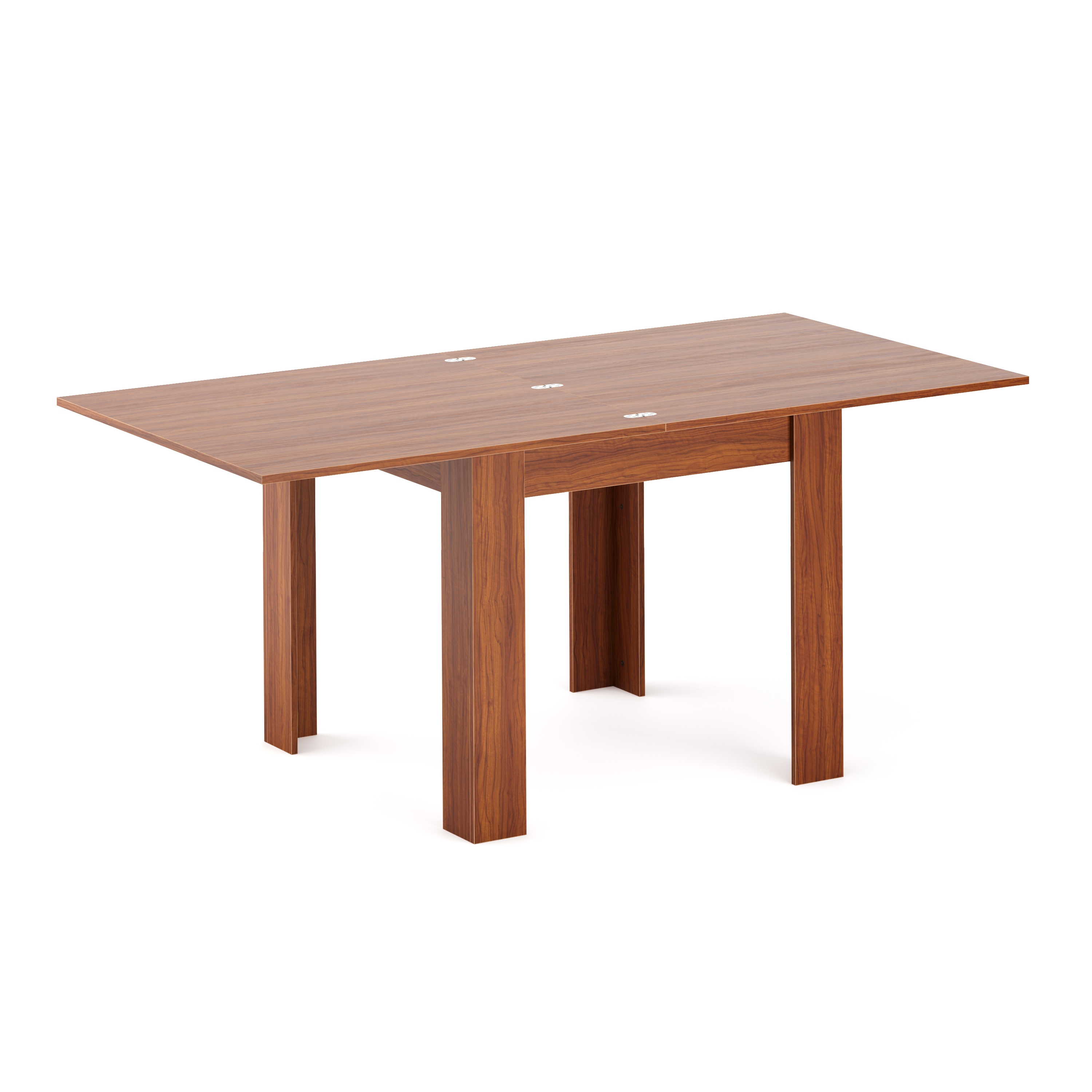 Esstisch ausziehbar NESTIVO 90/180 x 90 cm braun