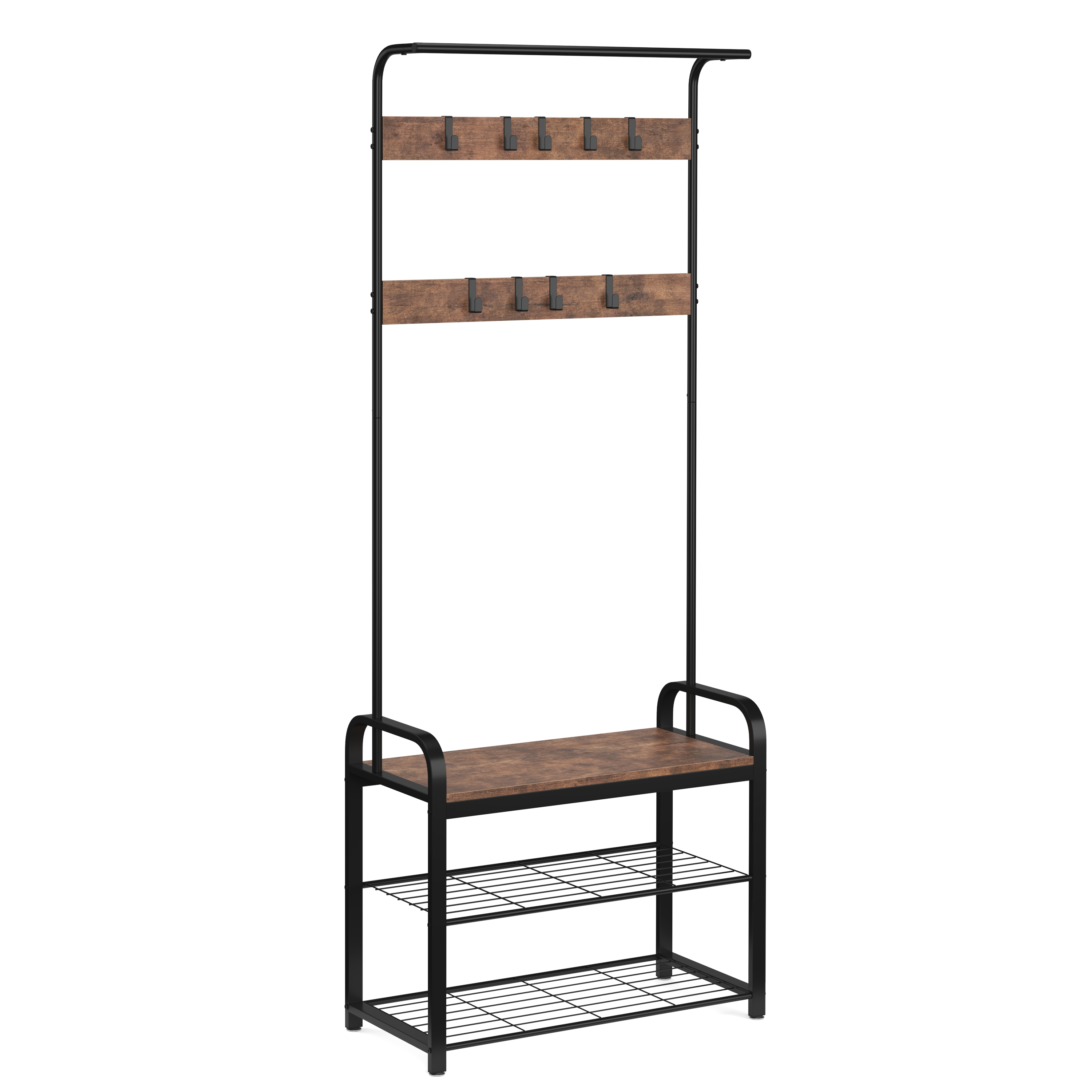 Garderobe Schuhregal Vintage BONITA 72 x 183 cm