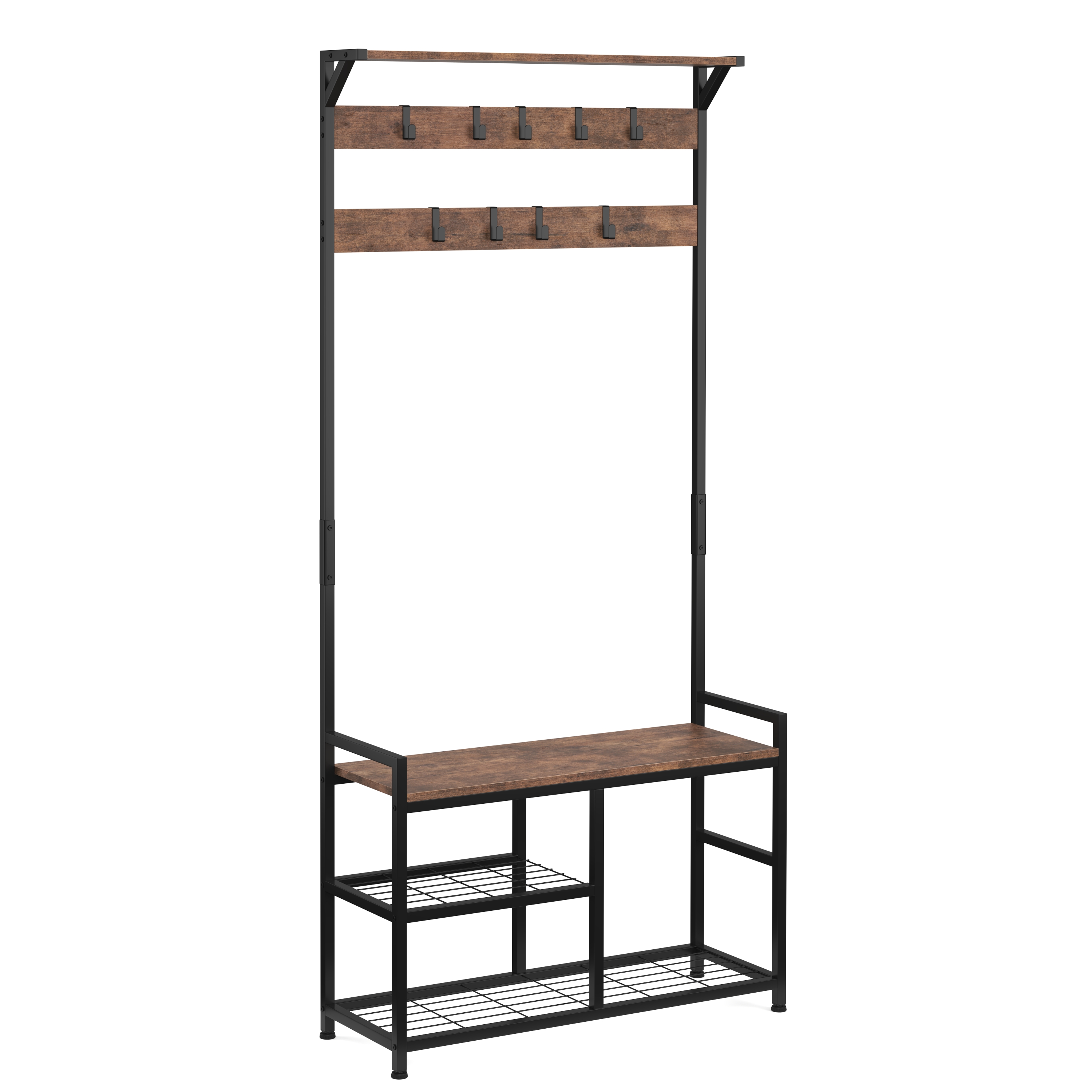 Garderobe Schuhregal Vintage BONITA 84 x 182 cm