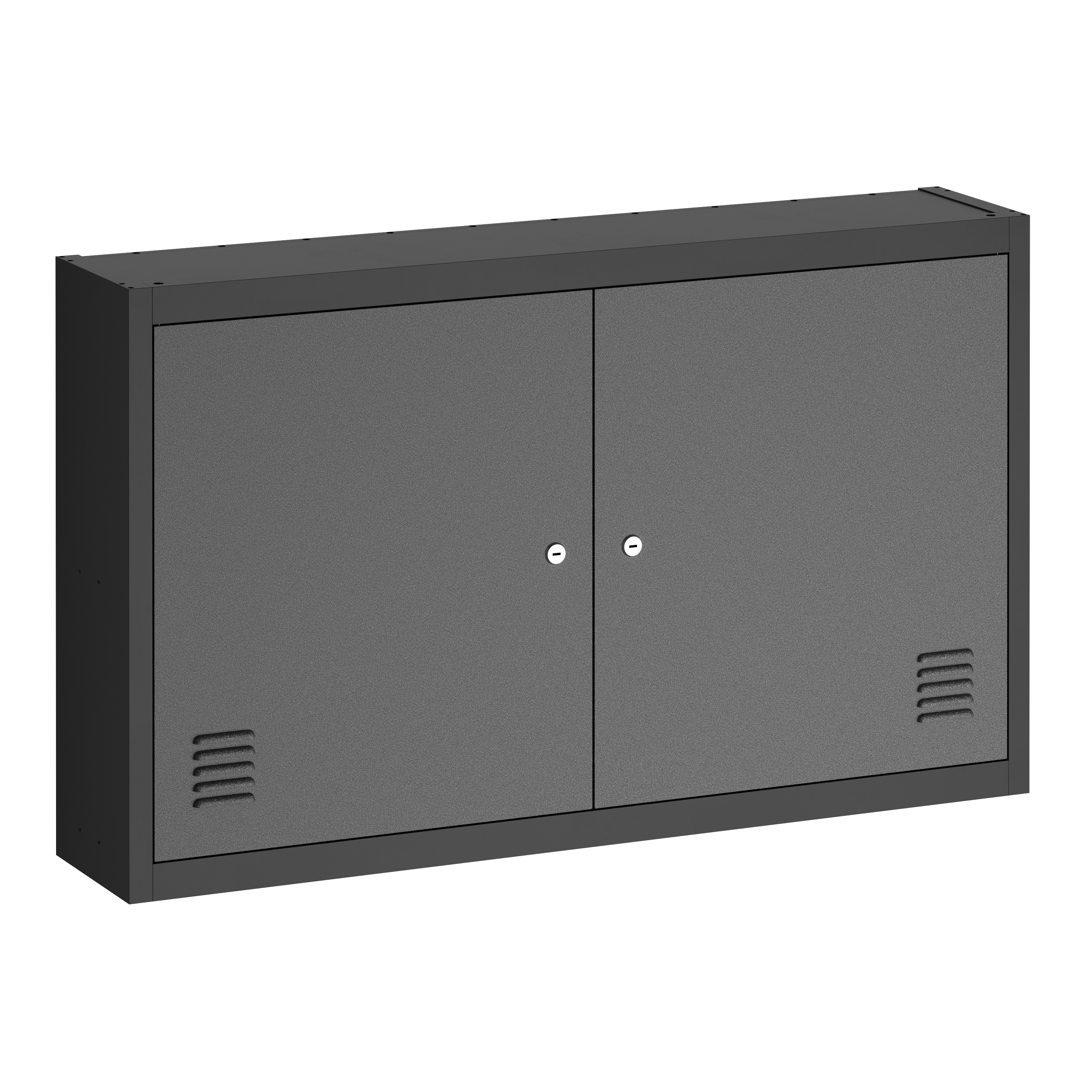 Werkzeugschrank Hängeschrank MAKSIMUS 100 x 60 cm anthrazit/schwarz